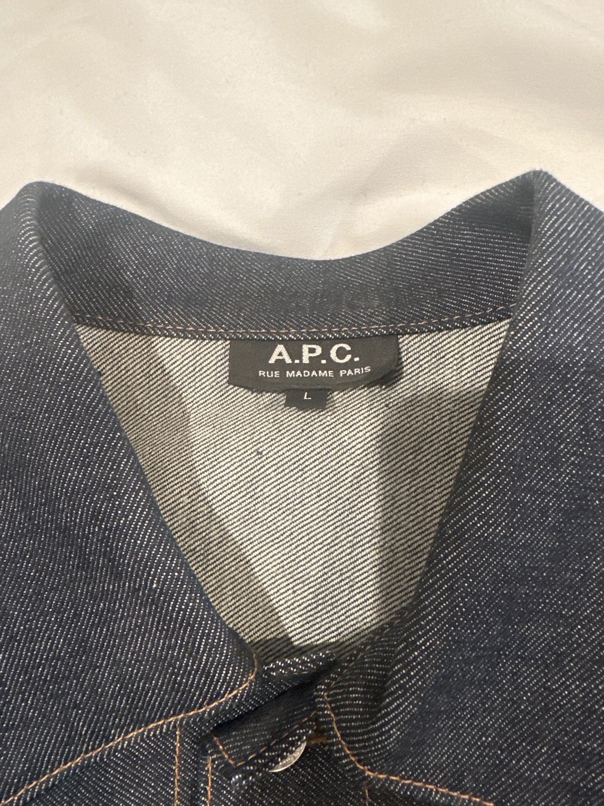 A.P.C. A.P.C DENIM JACKET (JAPAN EXCLUSIVE) Size US L / EU 52-54 / 3 - 6 Thumbnail
