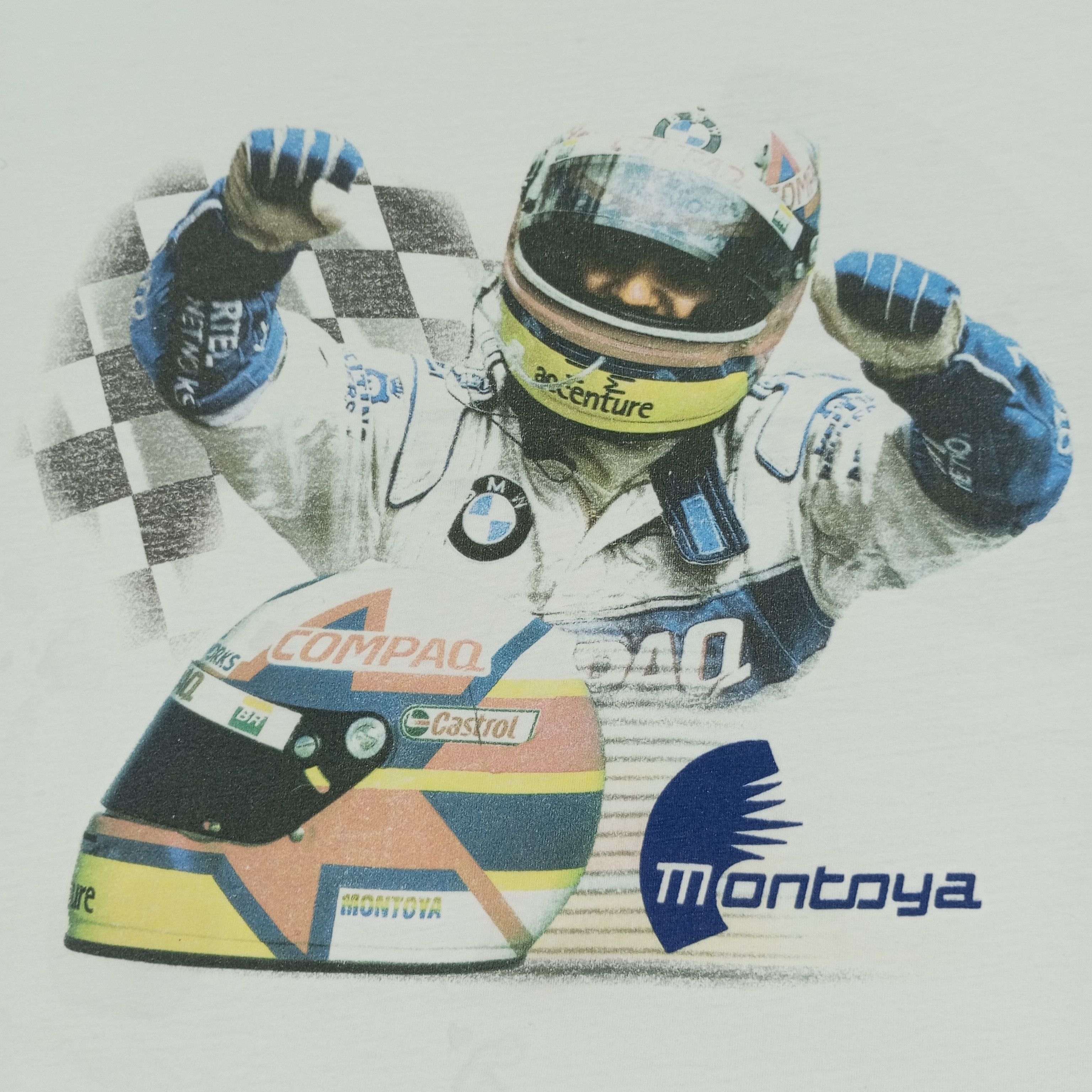 BMW × Vintage BMW Williams F1 Montoya Motorsports Design Tshirt Size US L / EU 52-54 / 3 - 2 Thumbnail