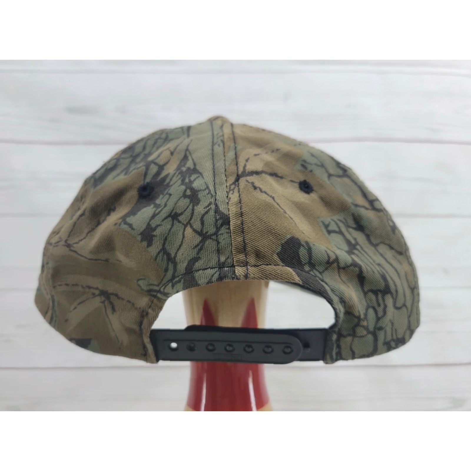 Vintage LUNA Shell Rotella T Camouflage Adjustable Hat Men's Camouflage Baseball Cap Adjustable Cap Size ONE SIZE - 6 Thumbnail