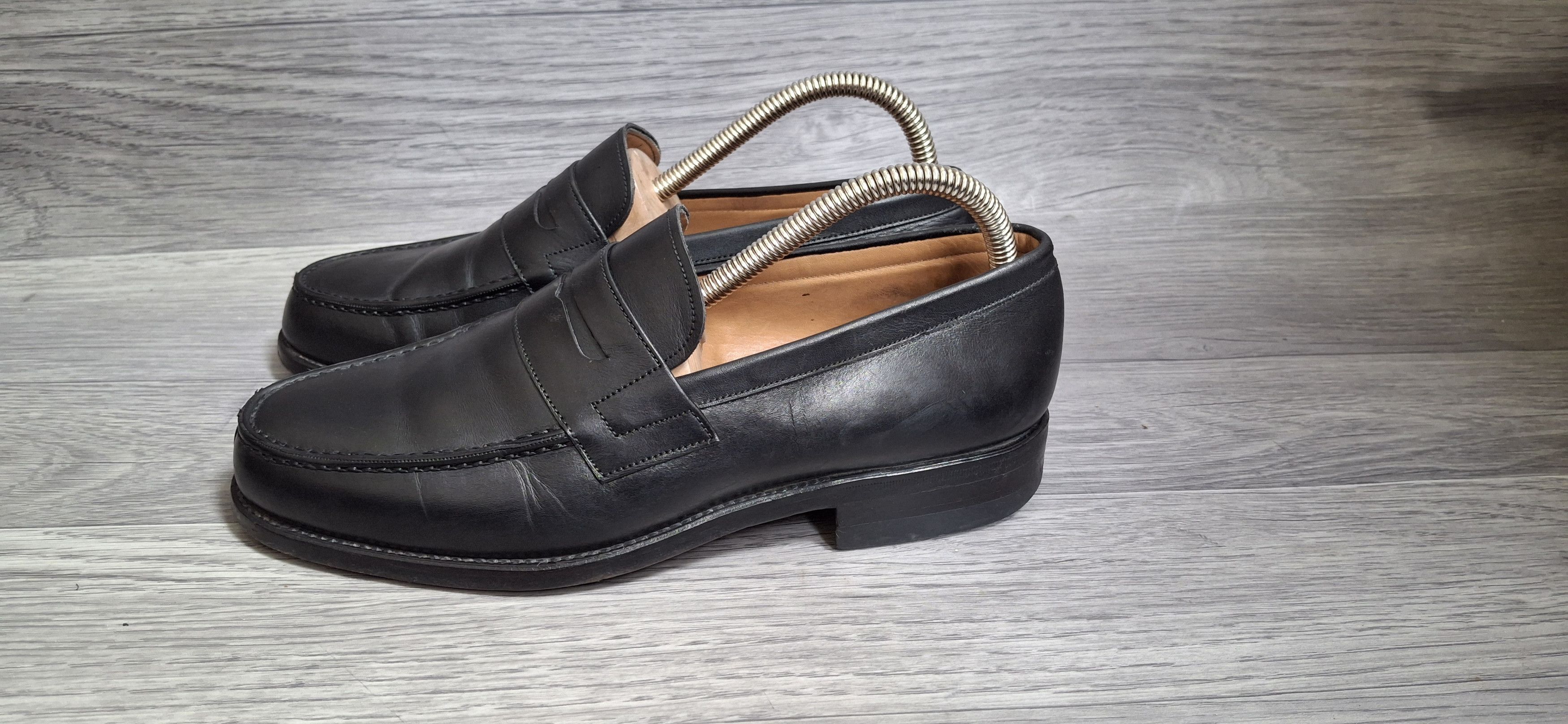Carmina Carmina black leather penny loafers uk 6.5EE Size US 7.5 / EU 40-41 - 4 Thumbnail