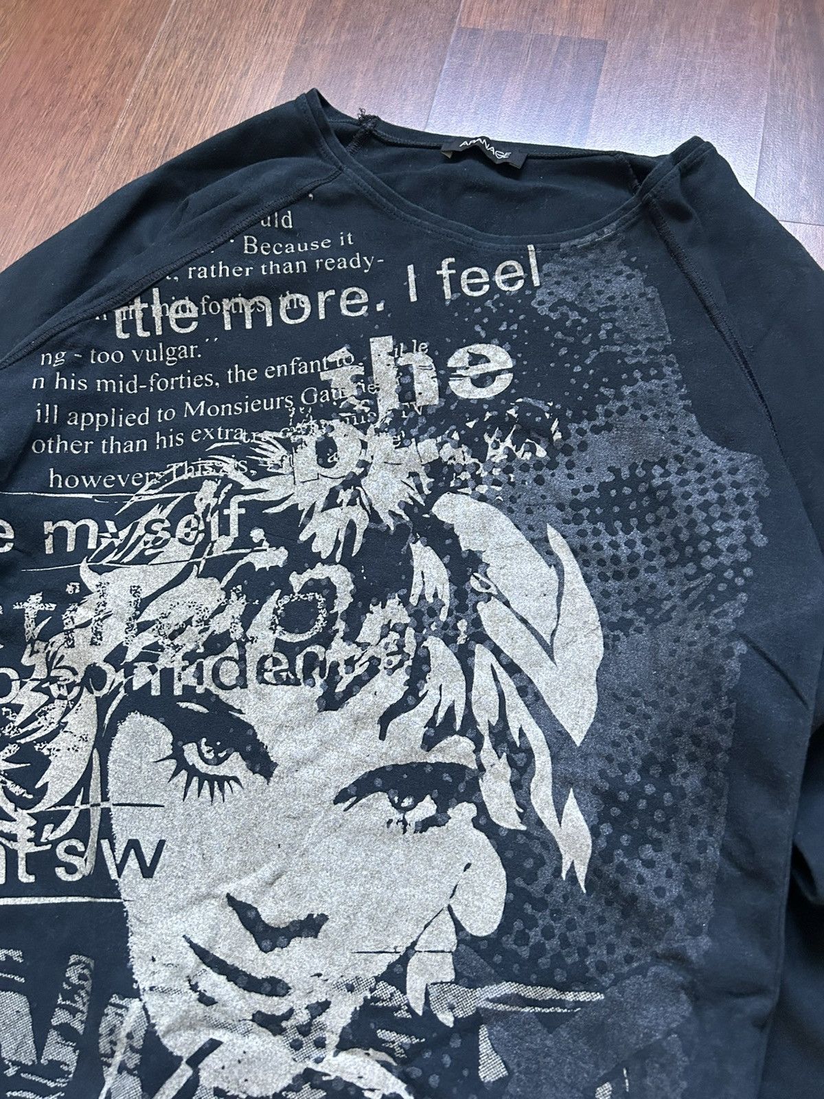 Japanese Brand Vintage Apanage Japanese Style Long Sleeve T-shirt Size M Size M / US 6-8 / IT 42-44 - 3 Thumbnail