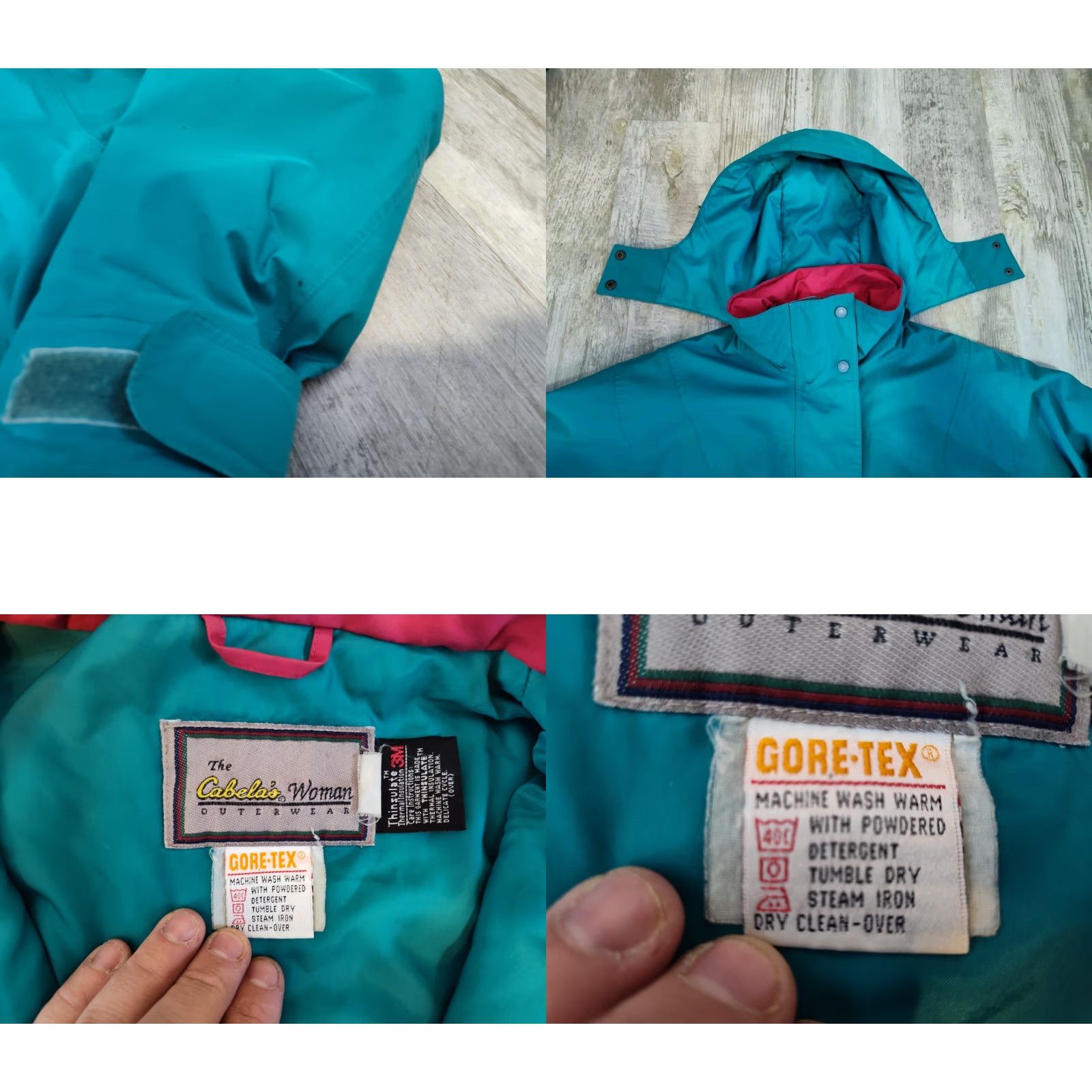 Vintage VINTAGE Cabela's Jacket Coat Womens Blue Hooded Gore-Tex Thinsulate Water Resistant 30" JACKET/COAT LENGTH 30" XL Regular Size XL / US 12-14 / IT 48-50 - 8 Thumbnail