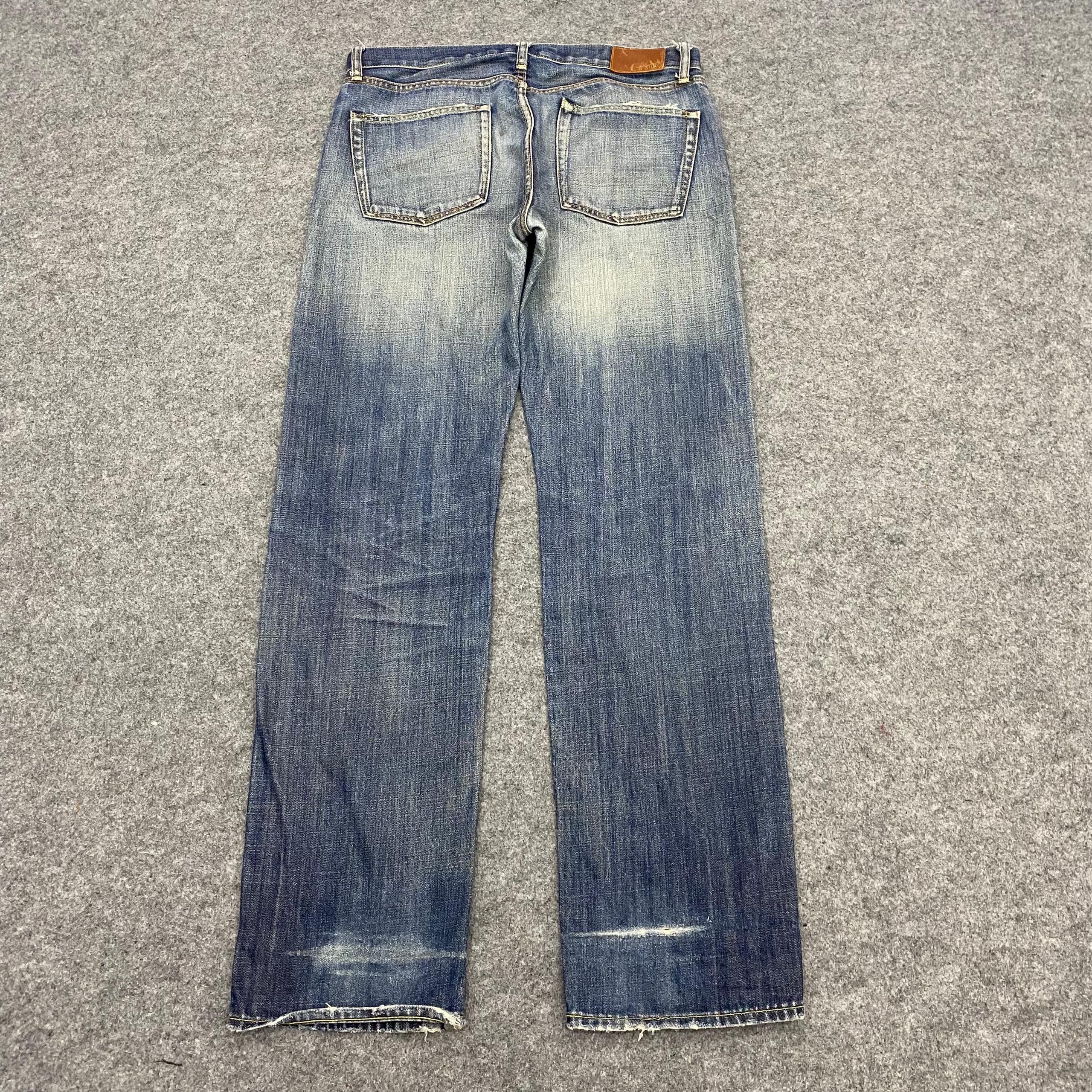 Japanese Brand 💥Best Offer💥Vintage Uniqlo Original Basic Denim Size US 34 / EU 50 - 3 Thumbnail