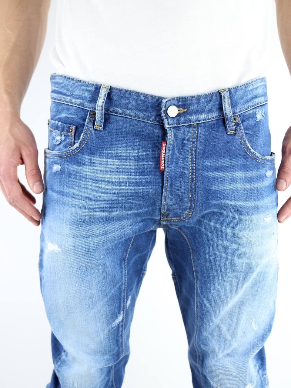 Dsquared2 DSQUARED2 Jeans Blue Tidy Biker Jean Size US 32 / EU 48 - 5 Thumbnail