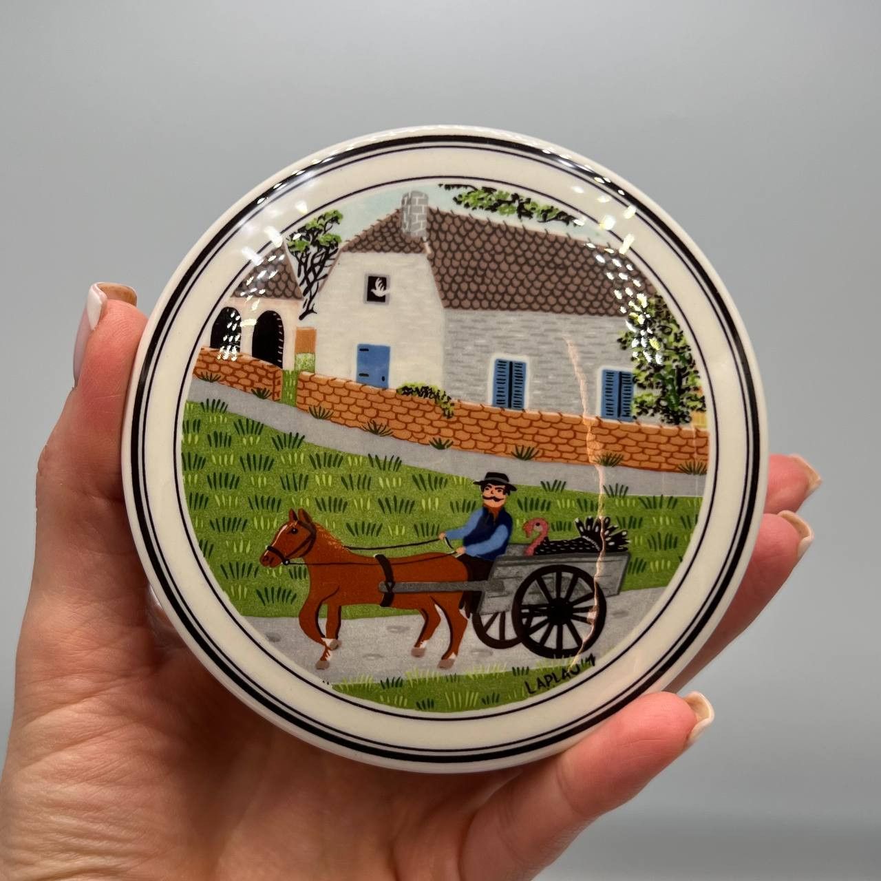 Vintage Villeroy & Boch Vintage Porcelain Candy Box Village Laplau Size ONE SIZE - 1 Thumbnail