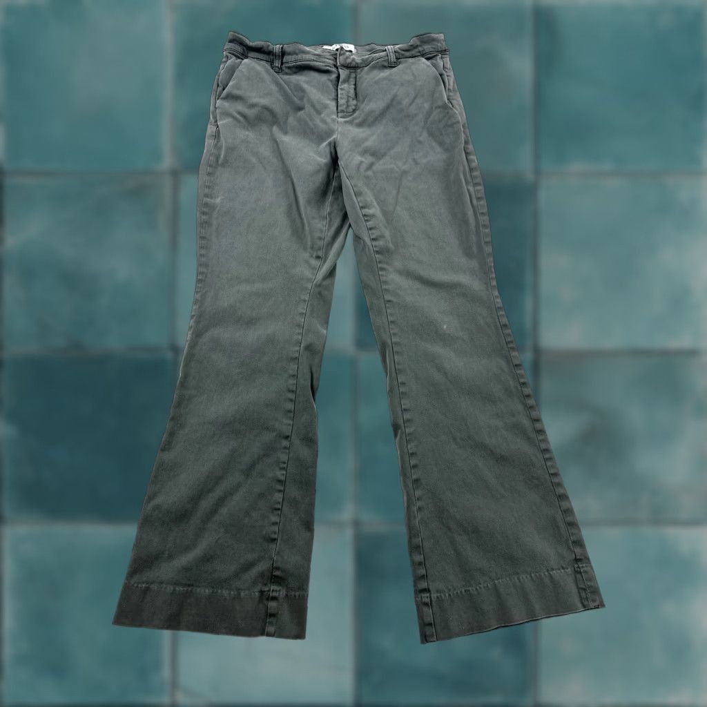 Vintage Lila Ryan Pants Women's 8P Grey Bootcut Stretch Trouser Size 30" / US 8 / IT 44 - 1 Thumbnail