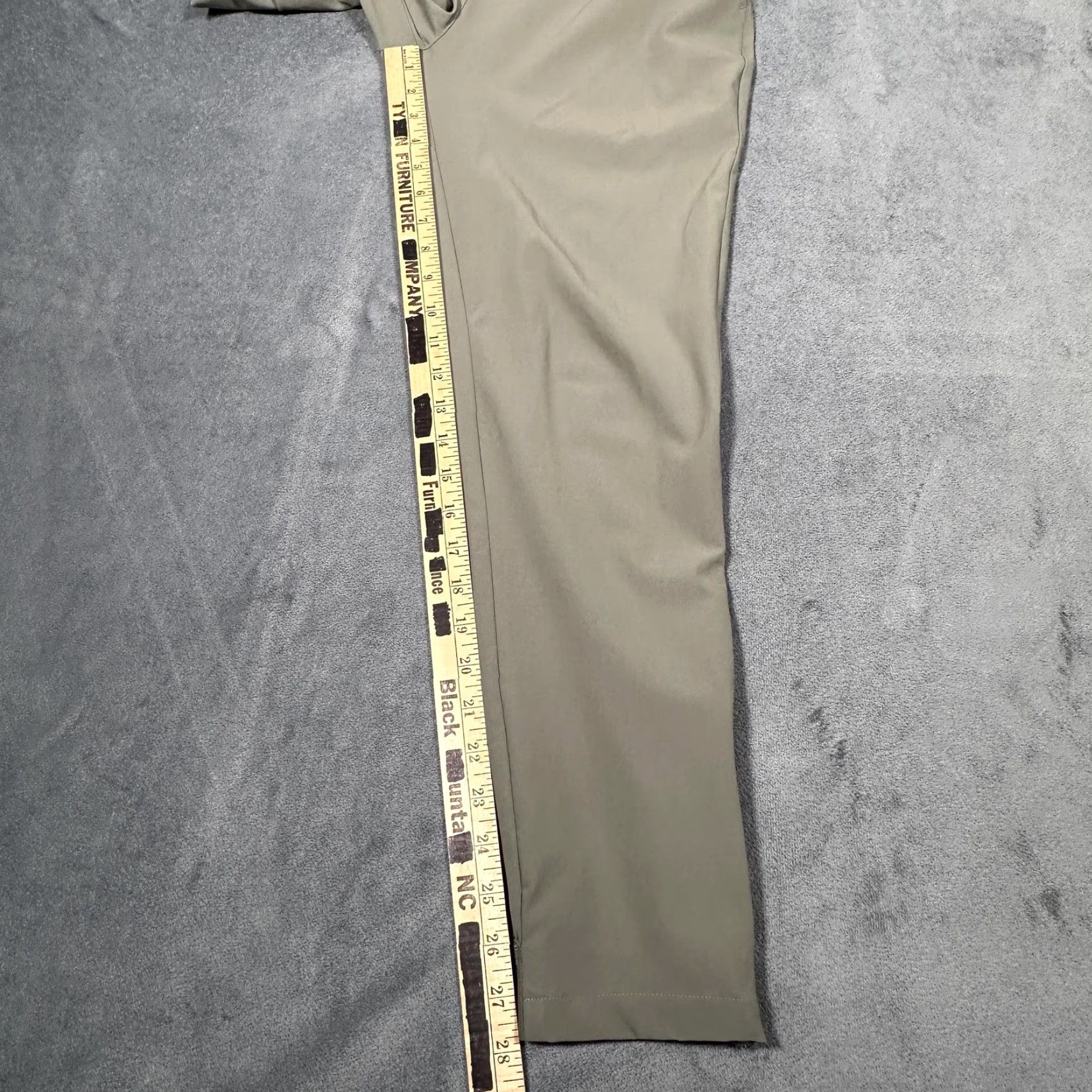 Olive Macade Golf Pants Mens 40R Olive Green Slim Fit Stretch Performance Zip Ankles Size US 40 / EU 56 - 5 Thumbnail