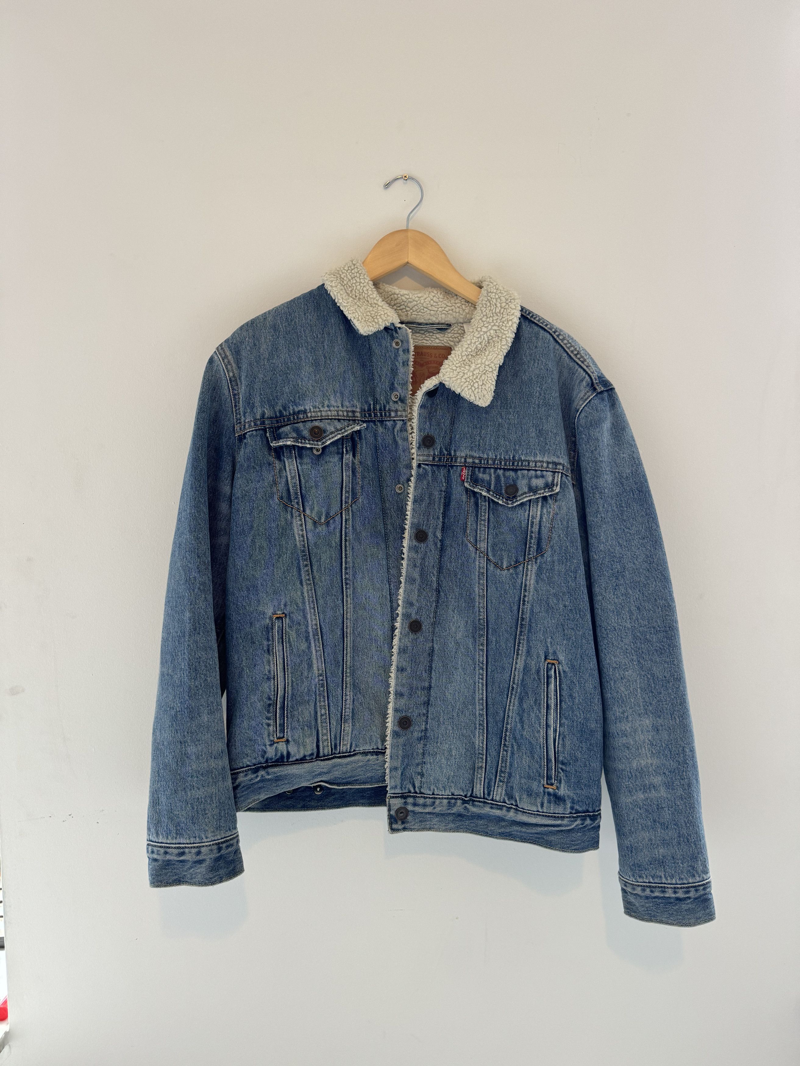 Vintage Levi's Denim Jacket with Sherpa Lining