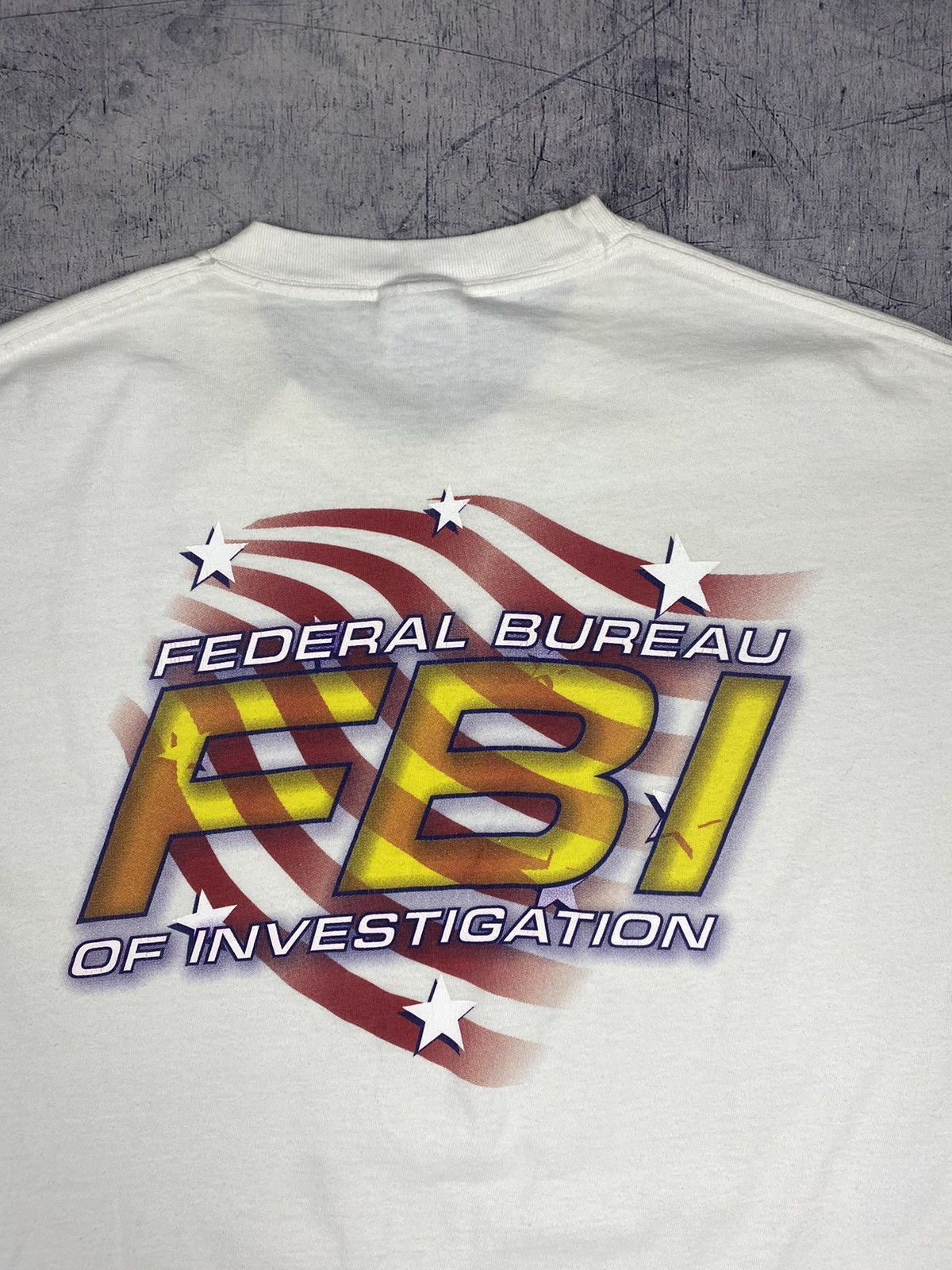 Vintage 1990s FBI Federal Bureau Investigation USA Tee