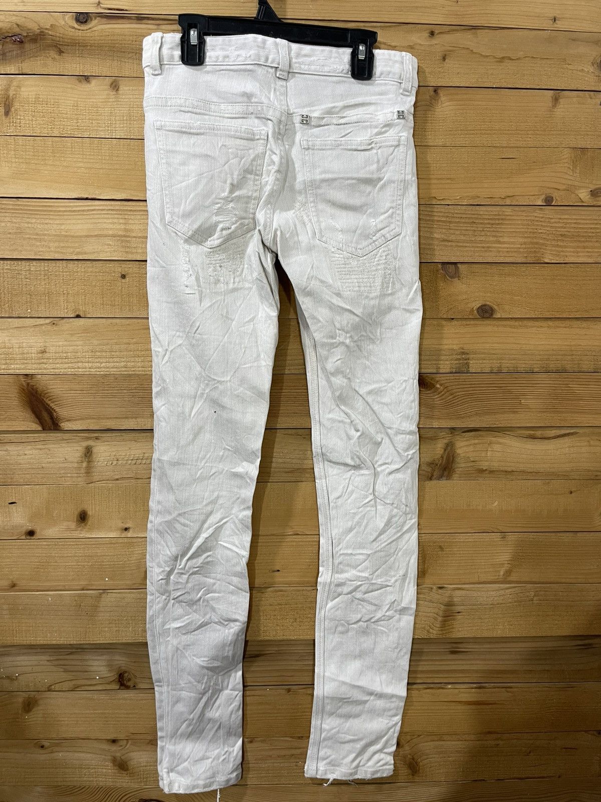 Givenchy Vintage givenchy design distressed skinny jeans Size 27" / US 4 / IT 40 - 7 Thumbnail