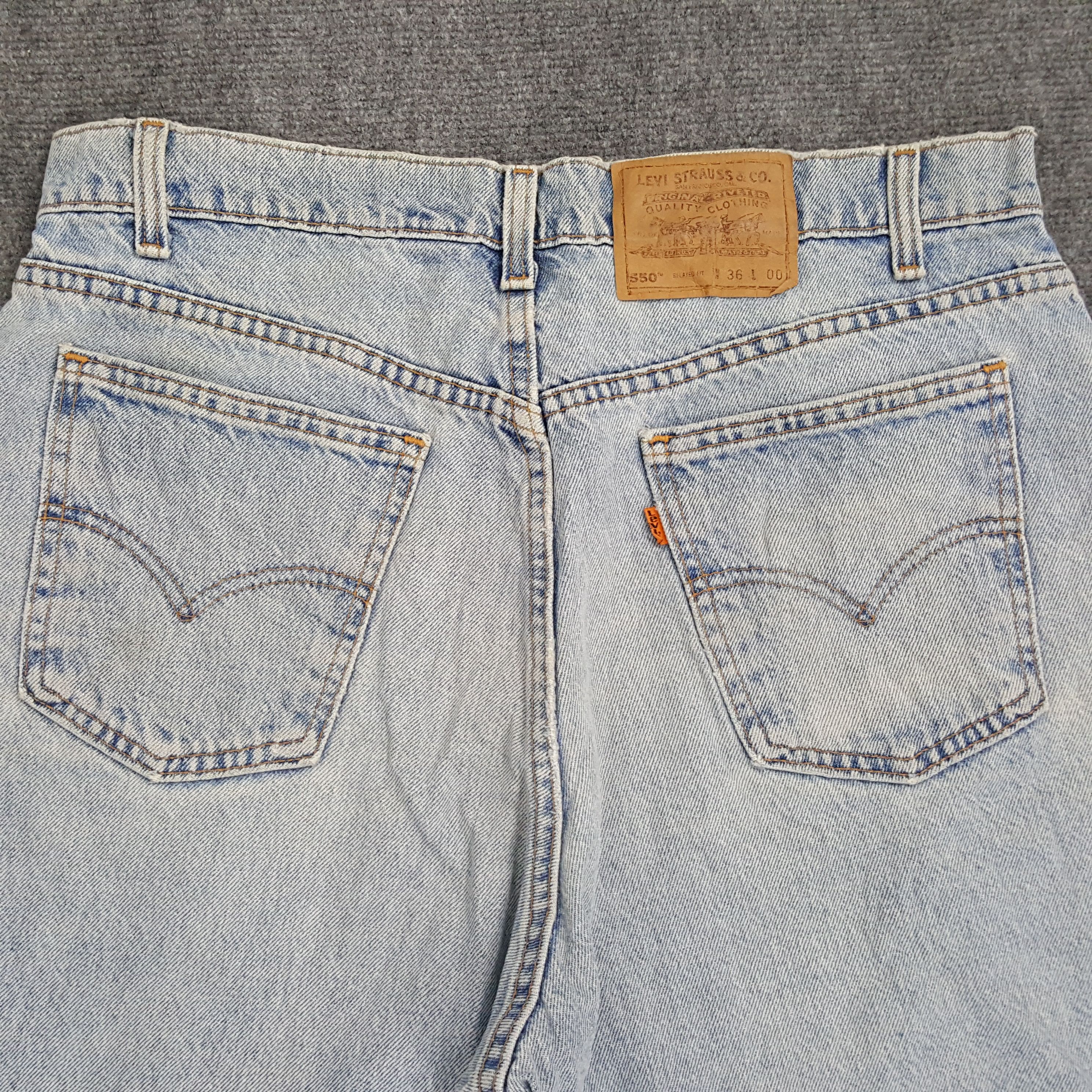 Levi's × Vintage LEVI'S 550 American Denim Style Short Jeans Size US 34 / EU 50 - 2 Thumbnail
