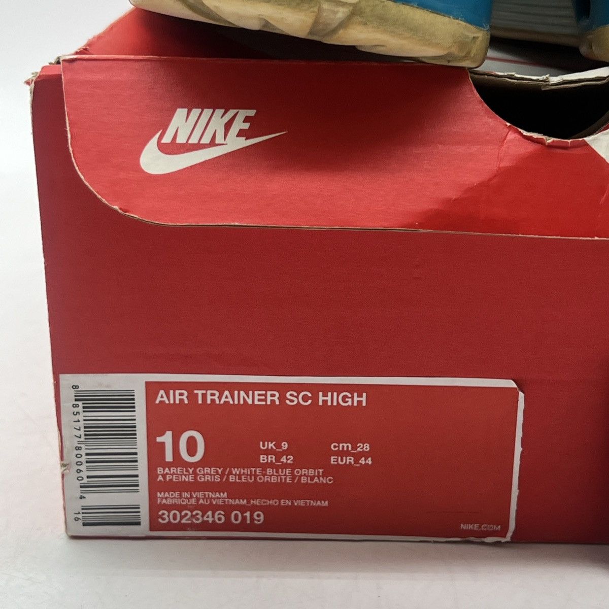 Nike Air trainer high barely blue orbit Size US 10 / EU 43 - 6 Thumbnail