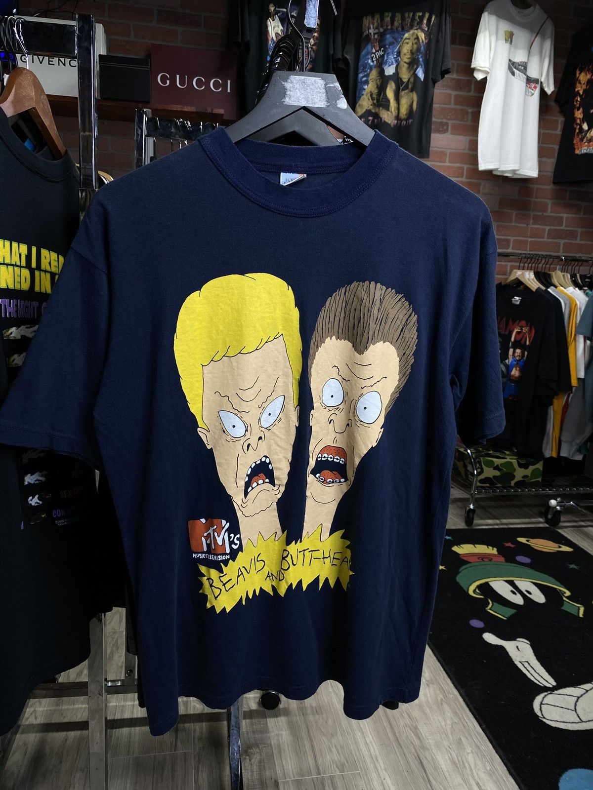 Vintage Vintage 90’s Beavis & Butthead T-Shirt Vtg Mtv Tee Medium Size US M / EU 48-50 / 2 - 1 Thumbnail