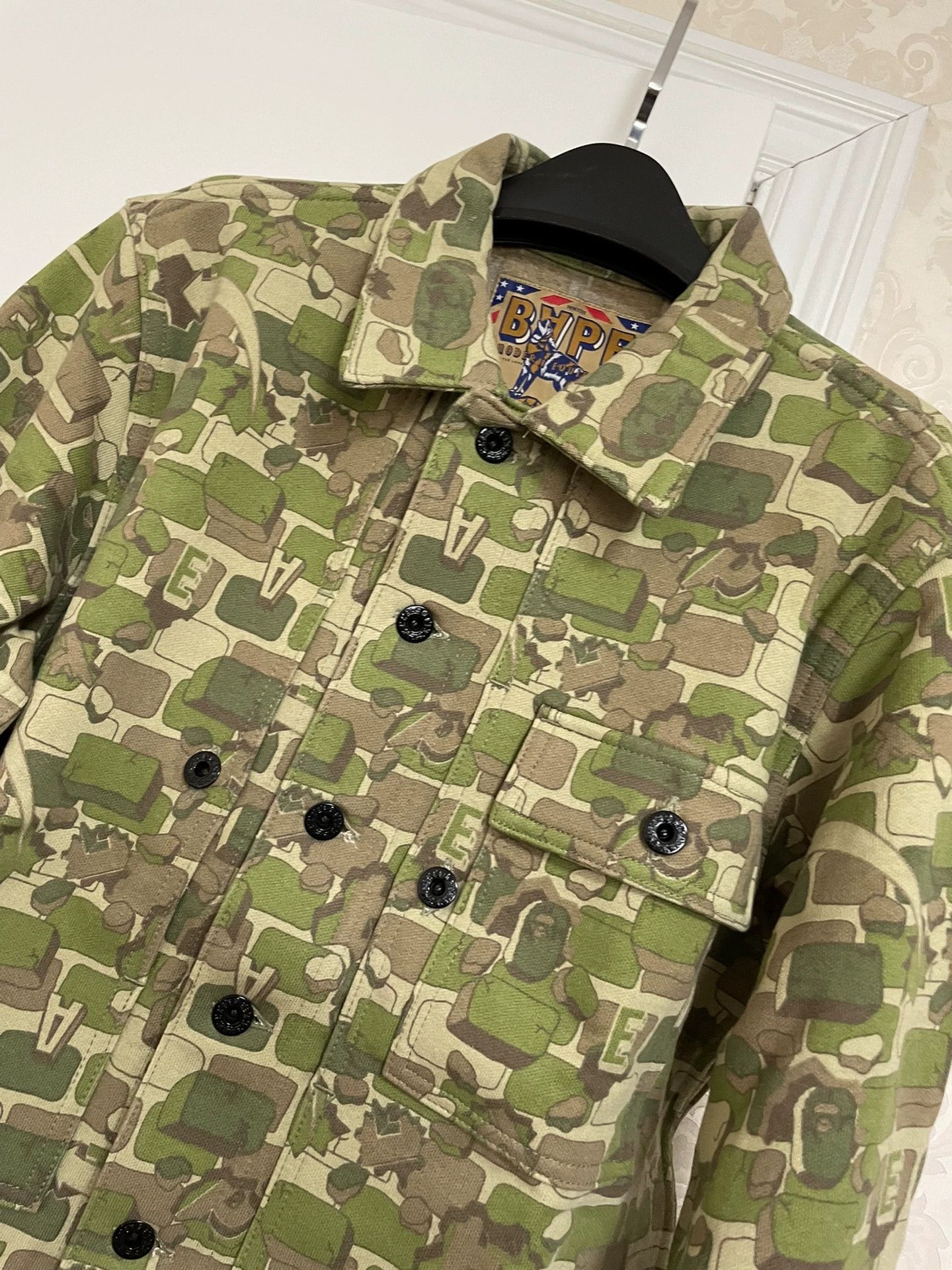 Bape BAPE Explosive Camo Brick Green LS Jacket M NIGO Era Size US M / EU 48-50 / 2 - 5 Thumbnail
