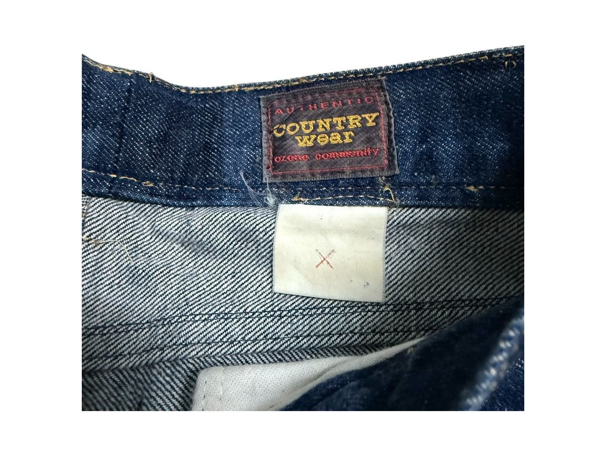 Hysteric Glamour × If Six Was Nine × Japanese Brand Vintage Country Wear Ozone Community Distressed Denime Size 24" / US 00 / IT 34 - 8 Thumbnail