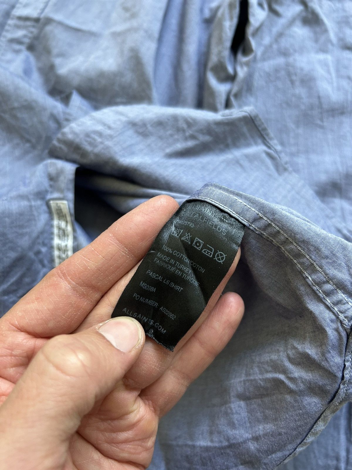 Allsaints × Japanese Brand ALLSAINTS COTTON SHIRT Size US M / EU 48-50 / 2 - 7 Thumbnail