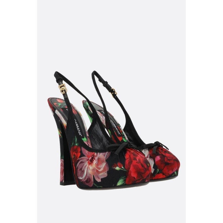 Dolce & Gabbana Dolce&Gabbana Vally Multicolor Platform Slingbacks New & Aut Size US 6.5 / IT 36.5 - 2 Thumbnail