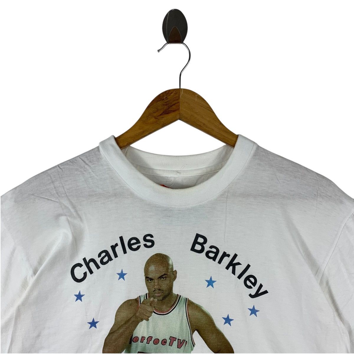 NBA × Vintage Vintage CHARLE BARKELEY big Printed tee Size US M / EU 48-50 / 2 - 2 Thumbnail