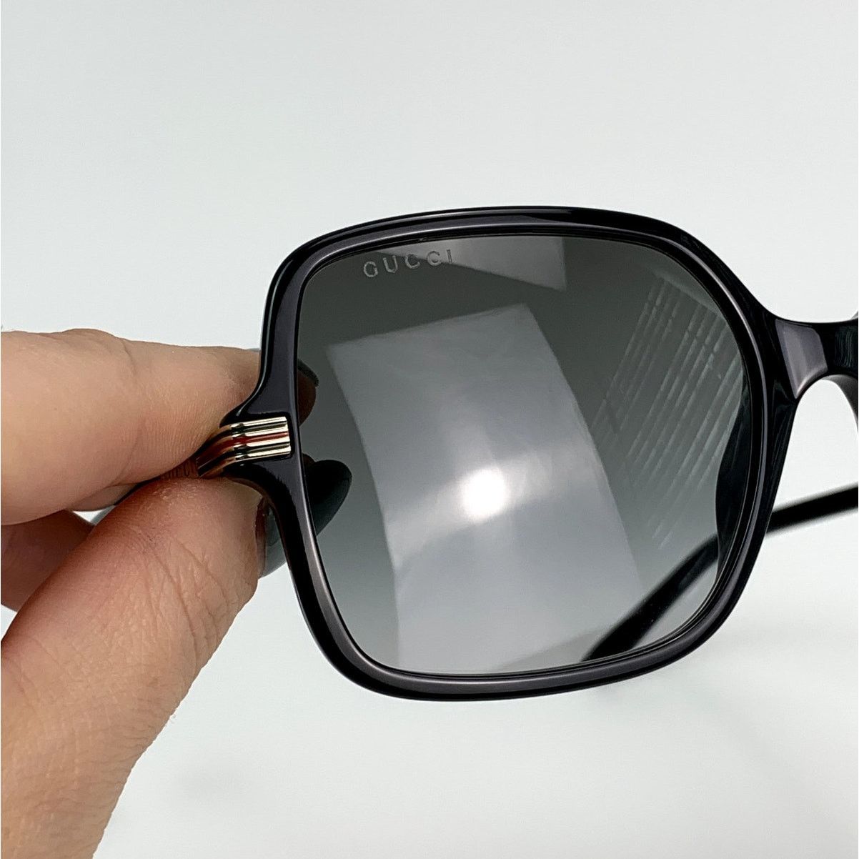 Gucci NEW Gucci Sunglasses GG1449S 001 Black Grey Women Authentic Size ONE SIZE - 4 Thumbnail