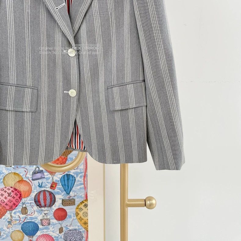 Thom Browne Thom Browne Gray Blazer Size 40 3 Size 40R - 4 Thumbnail