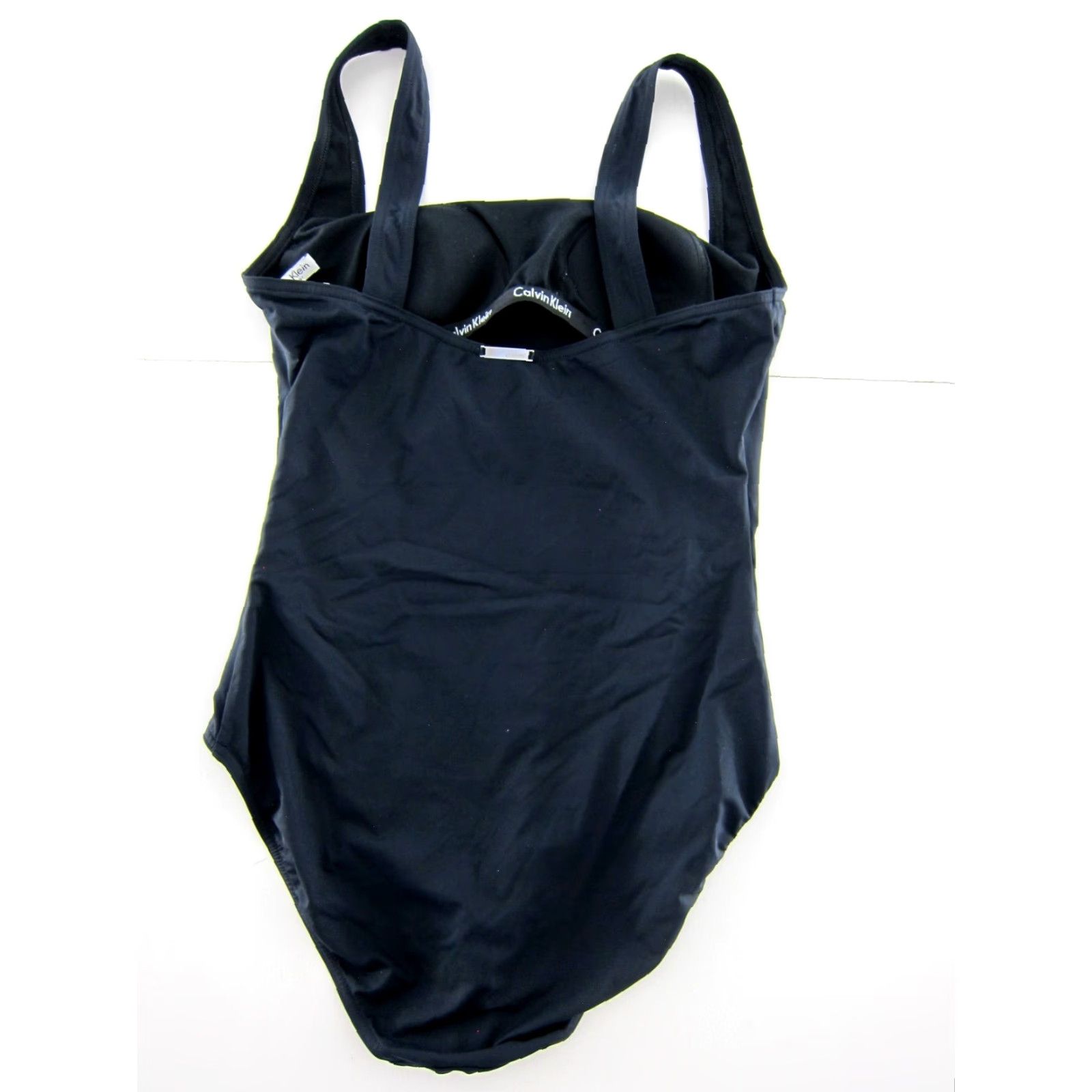 Calvin Klein Calvin Klein One Piece Swimsuit Women Slimming Classic Black Modest 6 Size ONE SIZE - 6 Thumbnail