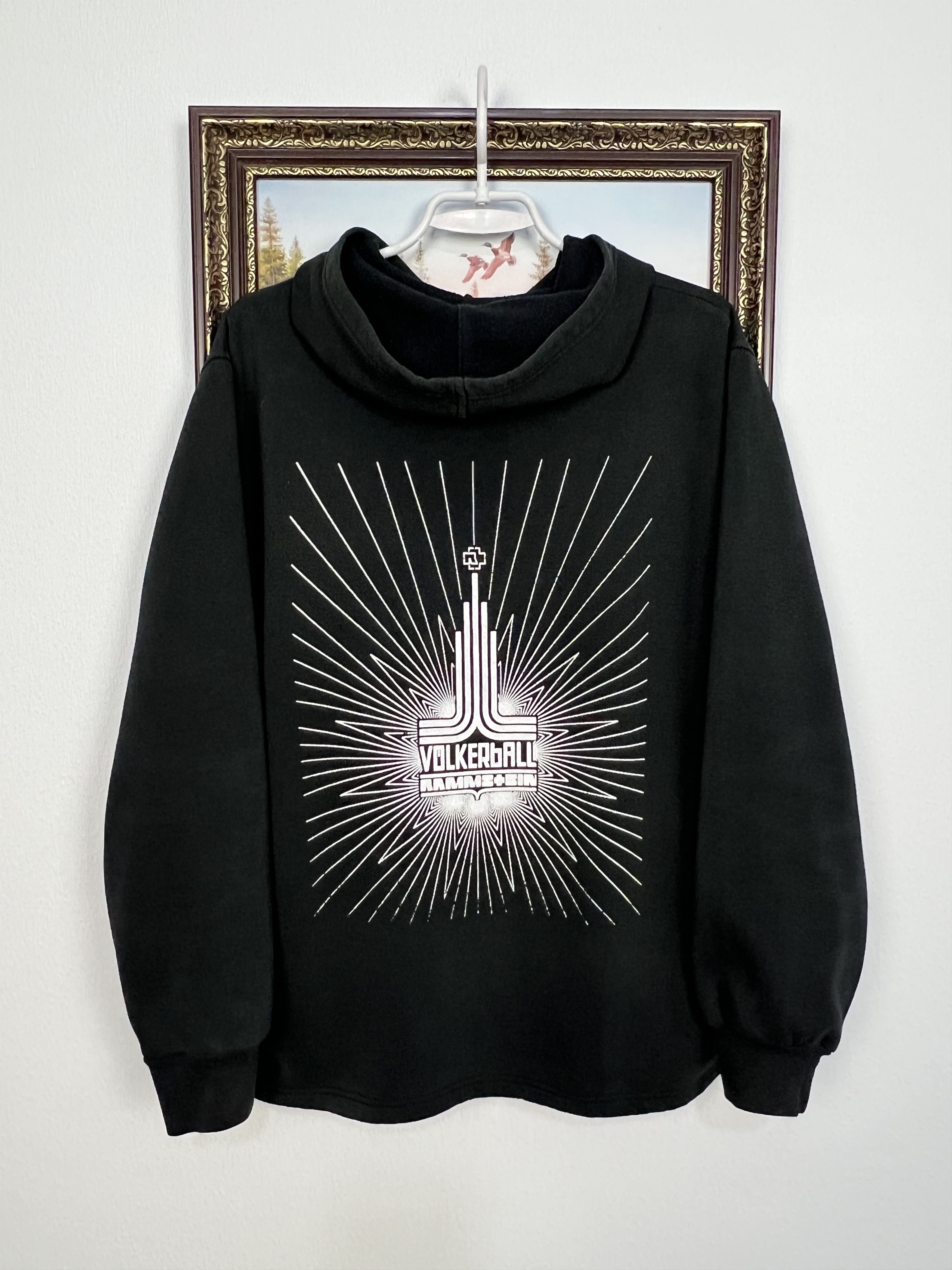 Vintage Rammstein Volkerball Metal Band Hoodie Jacket Over Print Size US M / EU 48-50 / 2 - 10 Thumbnail