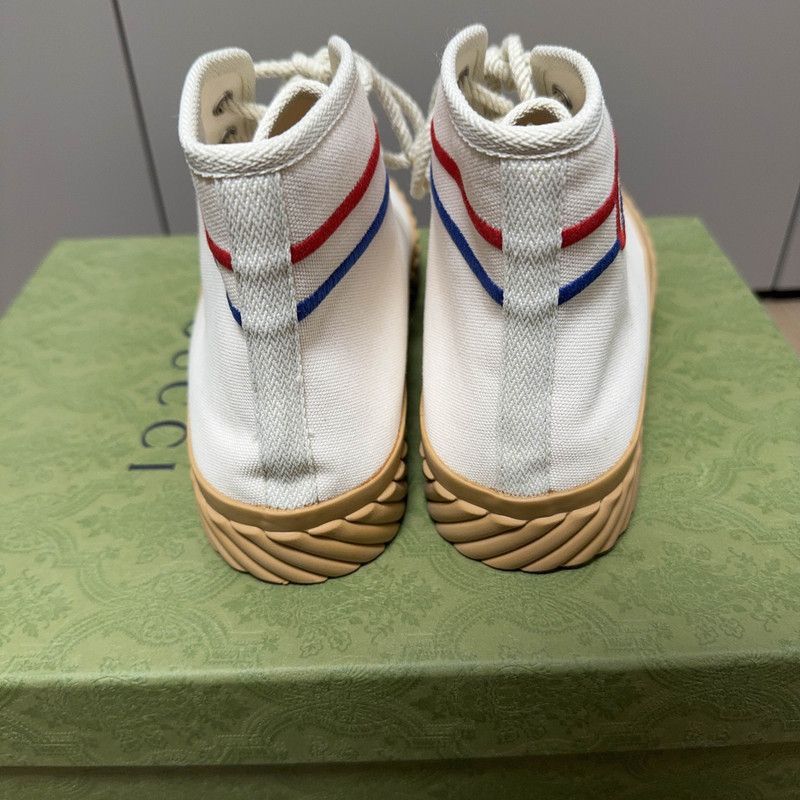 Gucci Gucci Interlocking G High-Top Fashion Sneakers Size US 8 / EU 41 - 3 Thumbnail