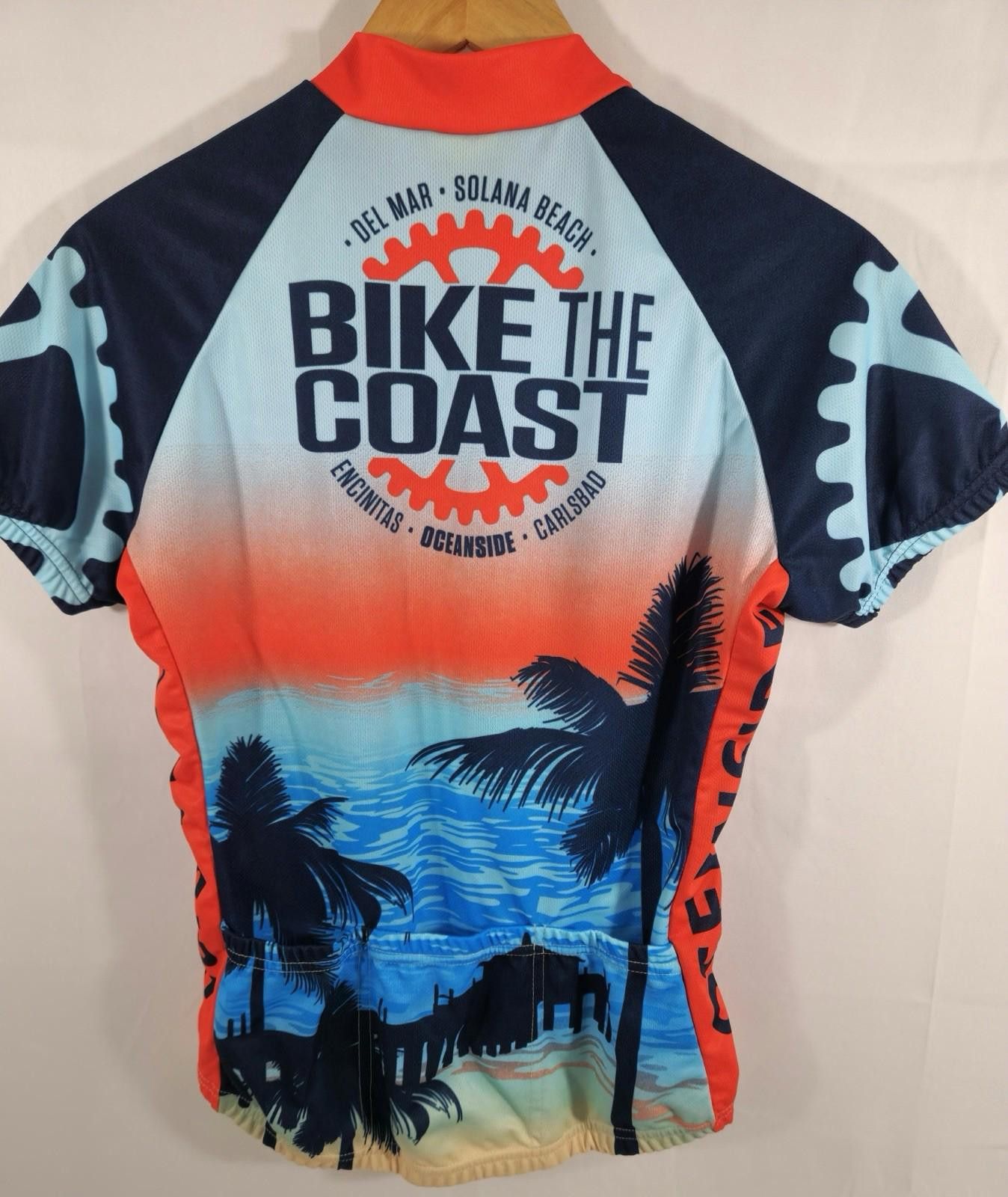 Designer Vintage WORLD JERSEYS Bike the Coast Cycling Jersey Women Size ONE SIZE - 1 Thumbnail