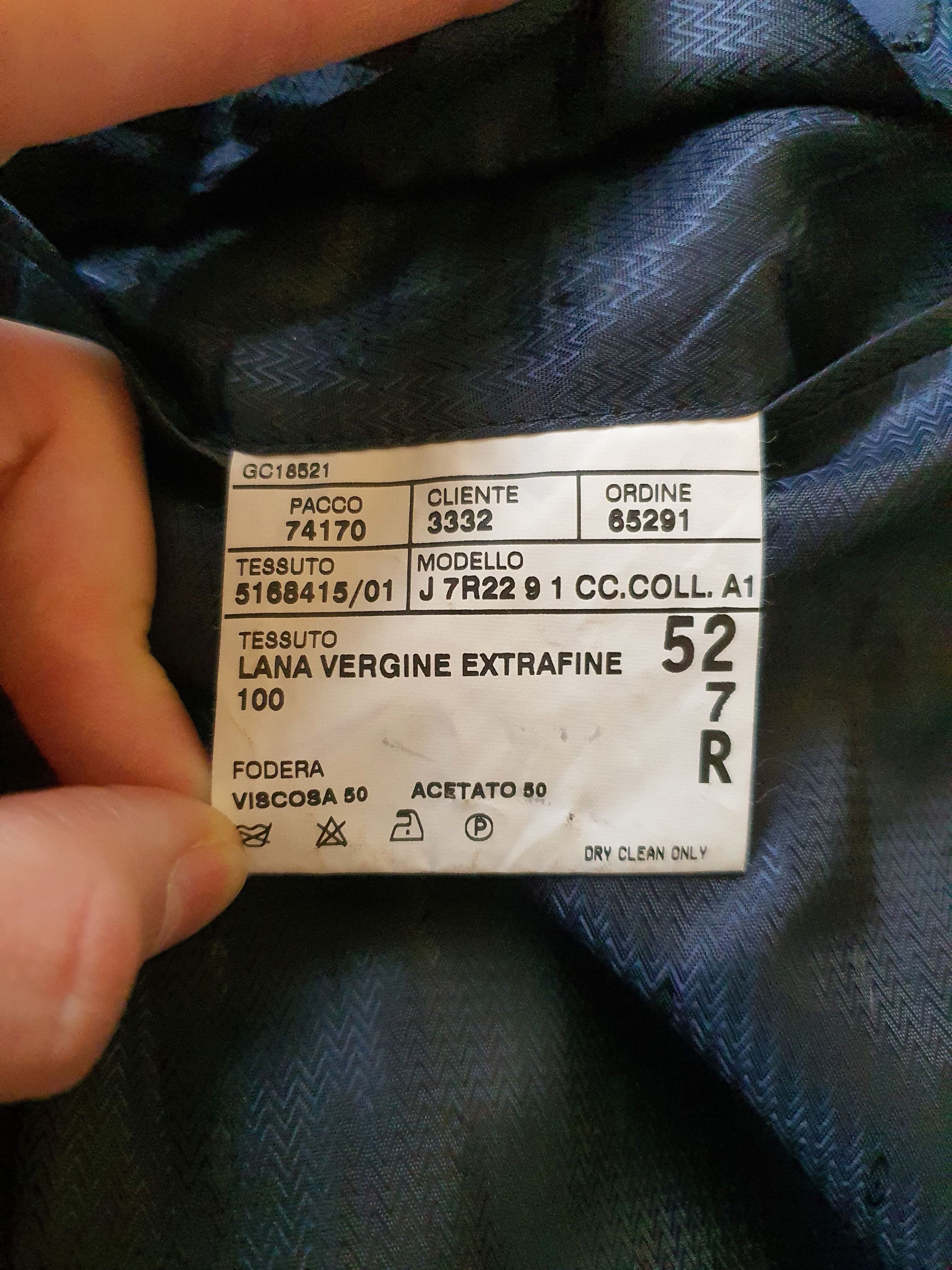 Corneliani CC COLLECTION CORNELIANI - Wool Blazer Sports Coat Jacket Size 42R - 6 Thumbnail