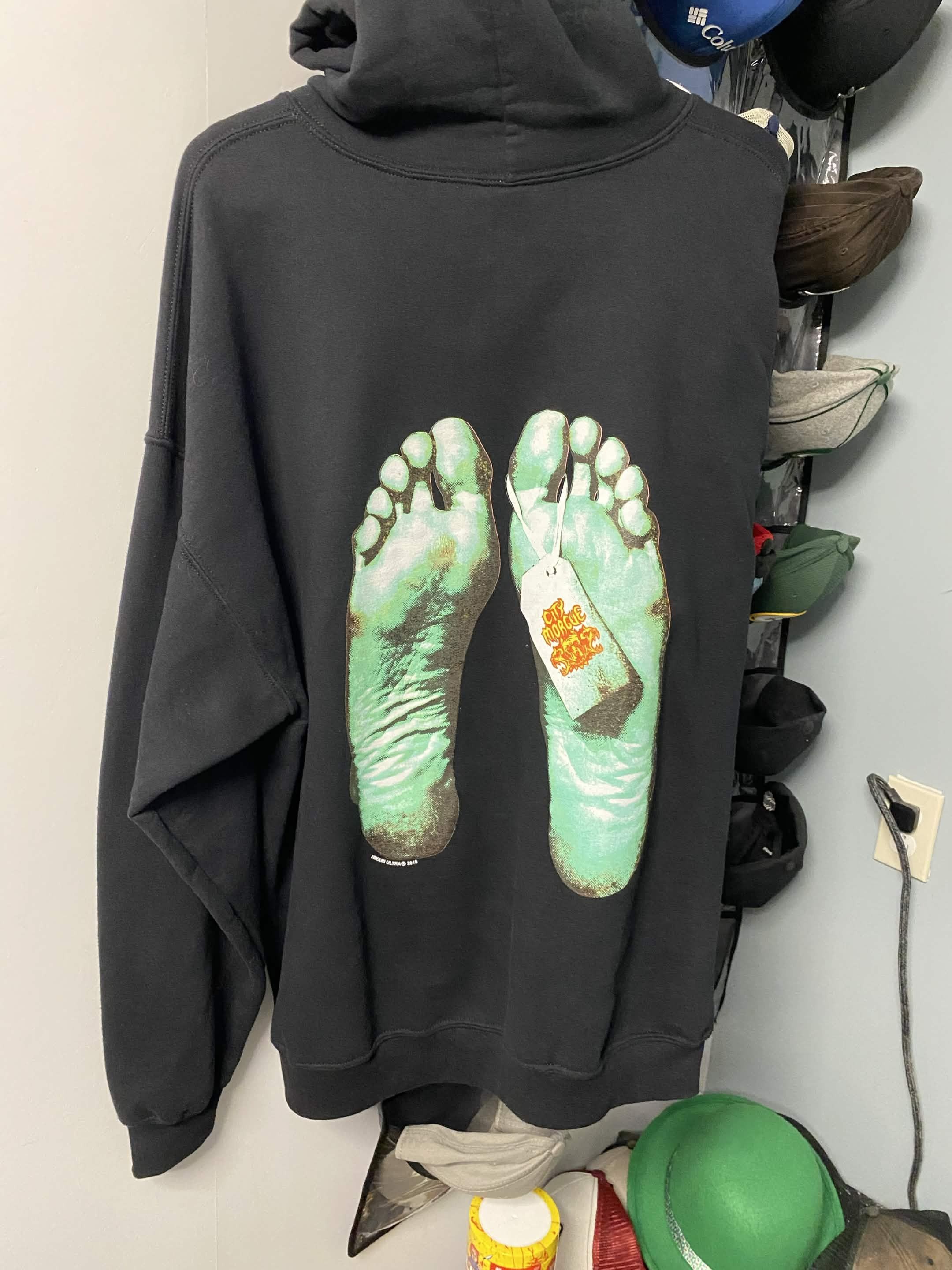 City Morgue EXTREMELY RARE City Morgue toe tag Hoodie (2019 OG) Size US XL / EU 56 / 4 - 3 Thumbnail