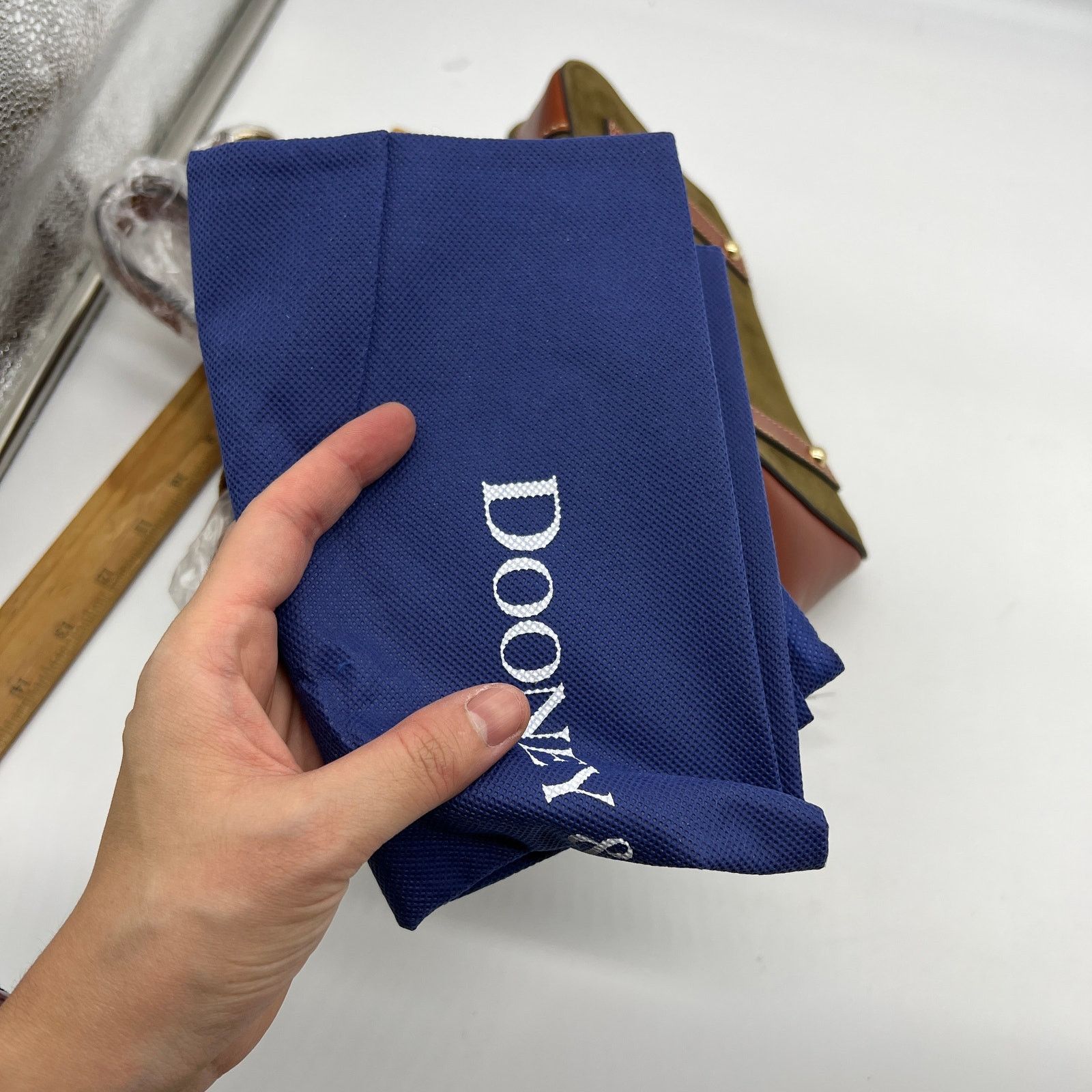 Dooney & Bourke Dooney & Bourke Suede Drawstring Crossbody Olive Size ONE SIZE - 11 Thumbnail