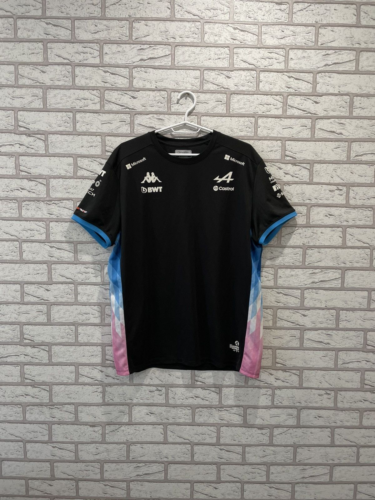 Formula 1 Kappa F1 team RACING BWT ALPINE FORMULA ONE JERSEY T-Shirt Size US XL / EU 56 / 4 - 2 Thumbnail