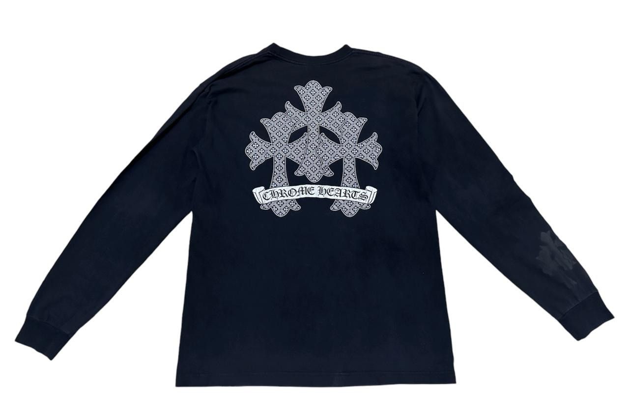 Chrome Hearts Rare Vintage Chrome Hearts Cemetry Logo Long Sleev Size US L / EU 52-54 / 3 - 1 Thumbnail
