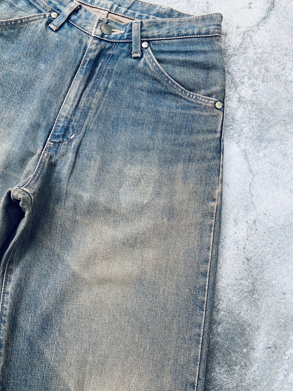Wrangler Vintage wrangler Rusty Selvedge Distressed Denim Pants Size US 29 - 5 Thumbnail
