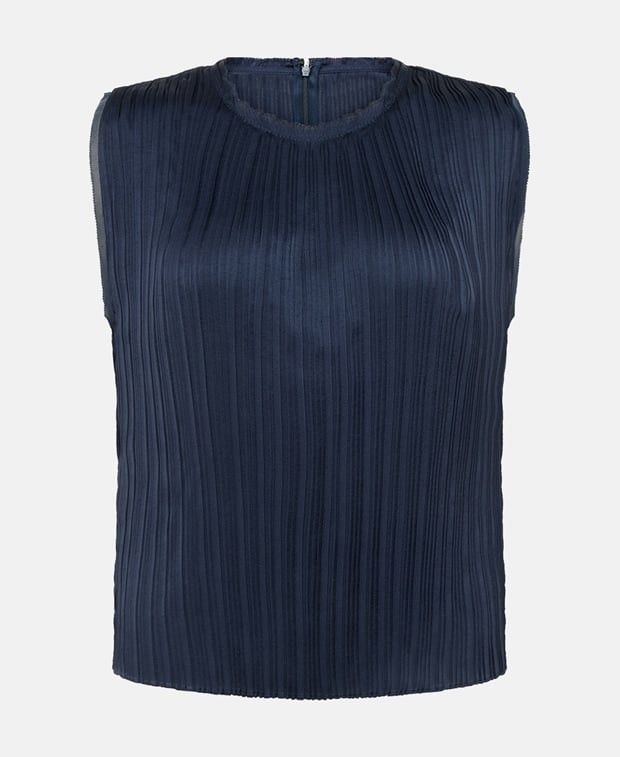 Pleated blouse