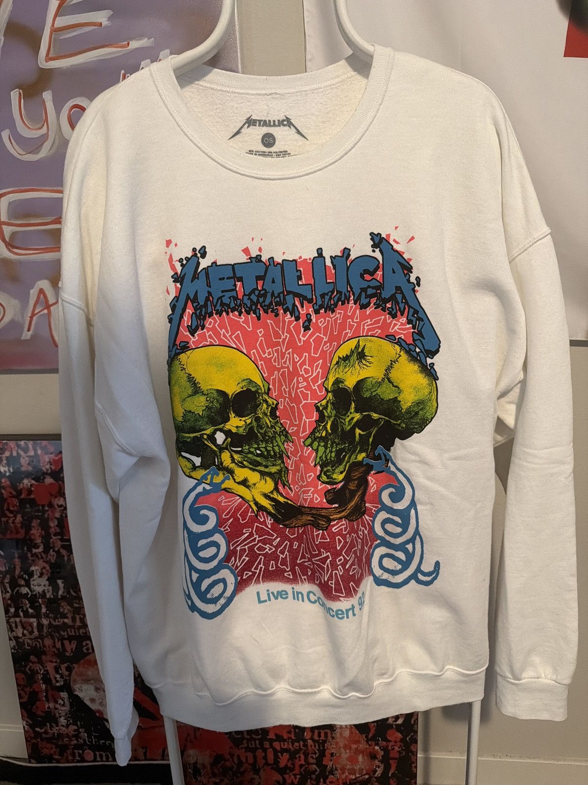 Metallica Metallica Crewneck Size US XL / EU 56 / 4 - 1 Thumbnail