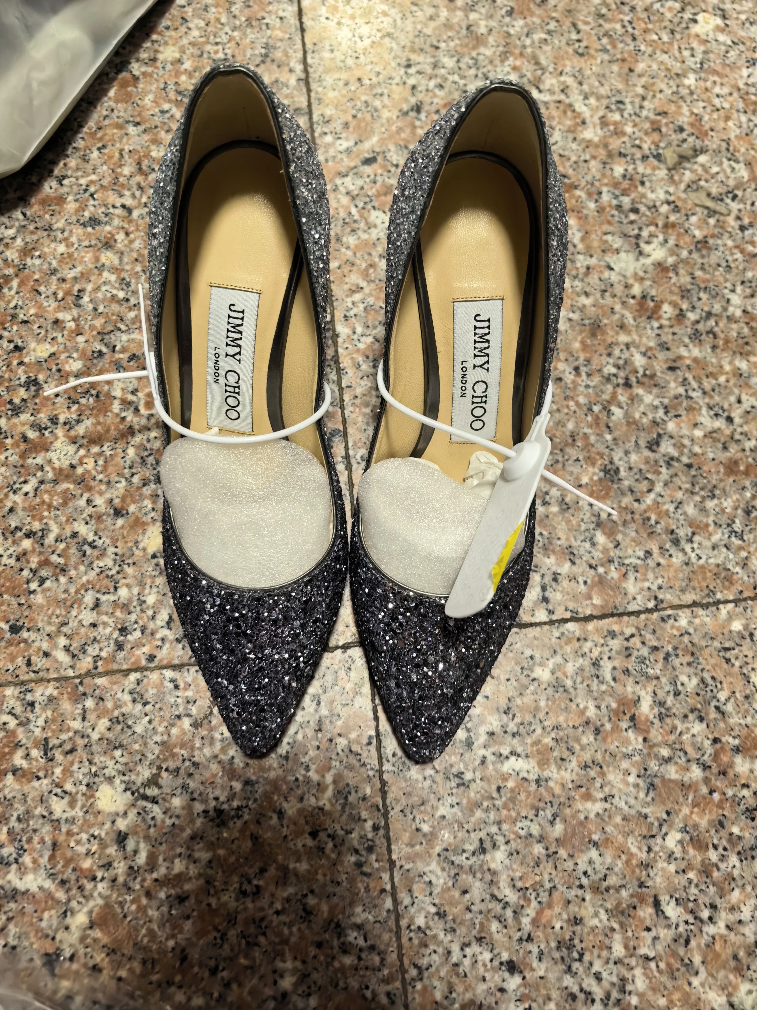 Jimmy Choo Jimmy Choo Blue Silver Ombre High Heels Size 34 Size US 4 / IT 34 - 1 Thumbnail
