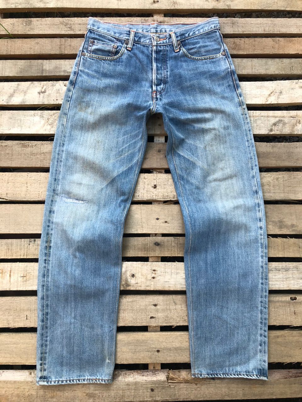 Japanese Brand Yen Jeans Lot 115 Selvedge Denim Jeans W30 L32 Size US 30 / EU 46 - 1 Thumbnail