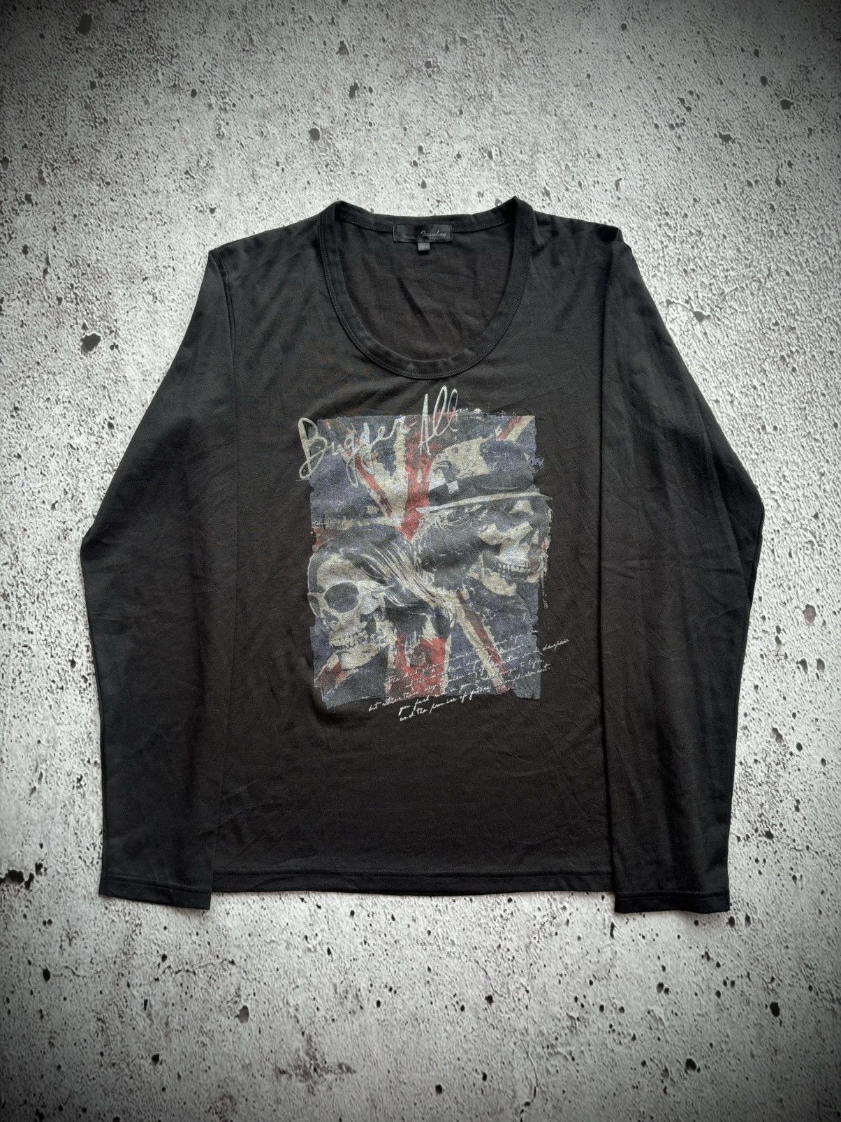 Hysteric Glamour Y2k Zuanloe Skull Ifsix Lgb Style Longsleeve Size US L / EU 52-54 / 3 - 1 Thumbnail