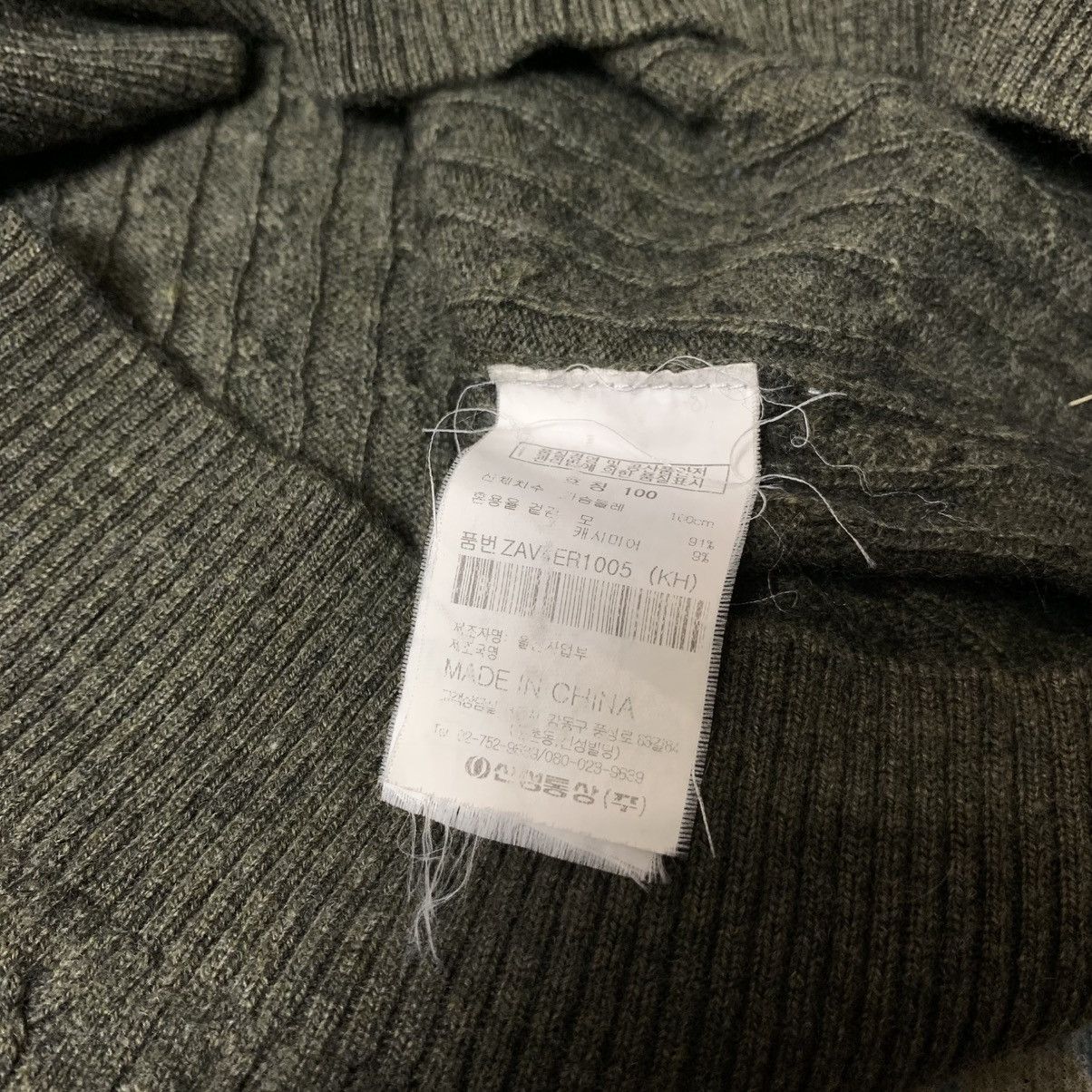 Japanese Brand crazy Distressed Cashmere Blend Cable Knit Size US L / EU 52-54 / 3 - 7 Thumbnail