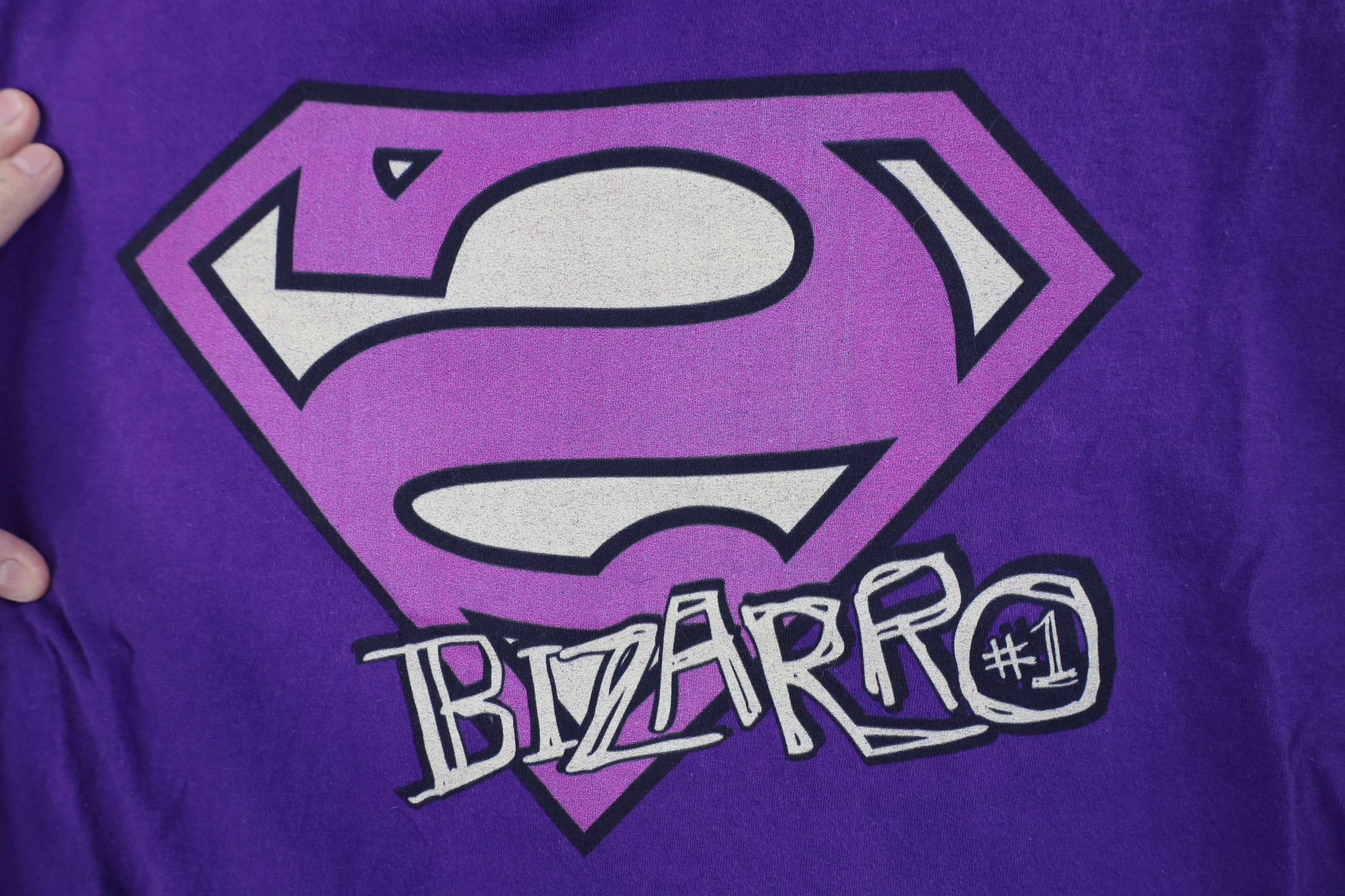 DC Comics Vintage Y2K DC Comics Superman Bizzaro Villain T-Shirt Size US XL / EU 56 / 4 - 4 Thumbnail