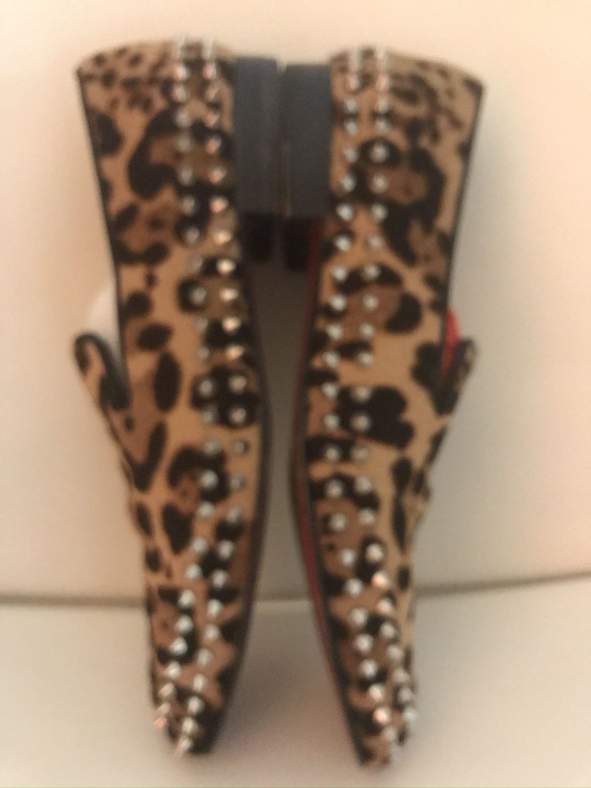 Christian Louboutin CLouboutin Leopard Print pony hair men’s Spike Loafers Size US 9 / EU 42 - 13 Thumbnail