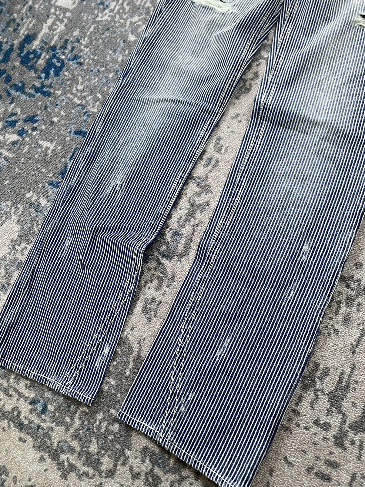 Hysteric Glamour Japanes Y2K Blue Moon Blue Distressed Jeans Size US 28 / EU 44 - 5 Thumbnail