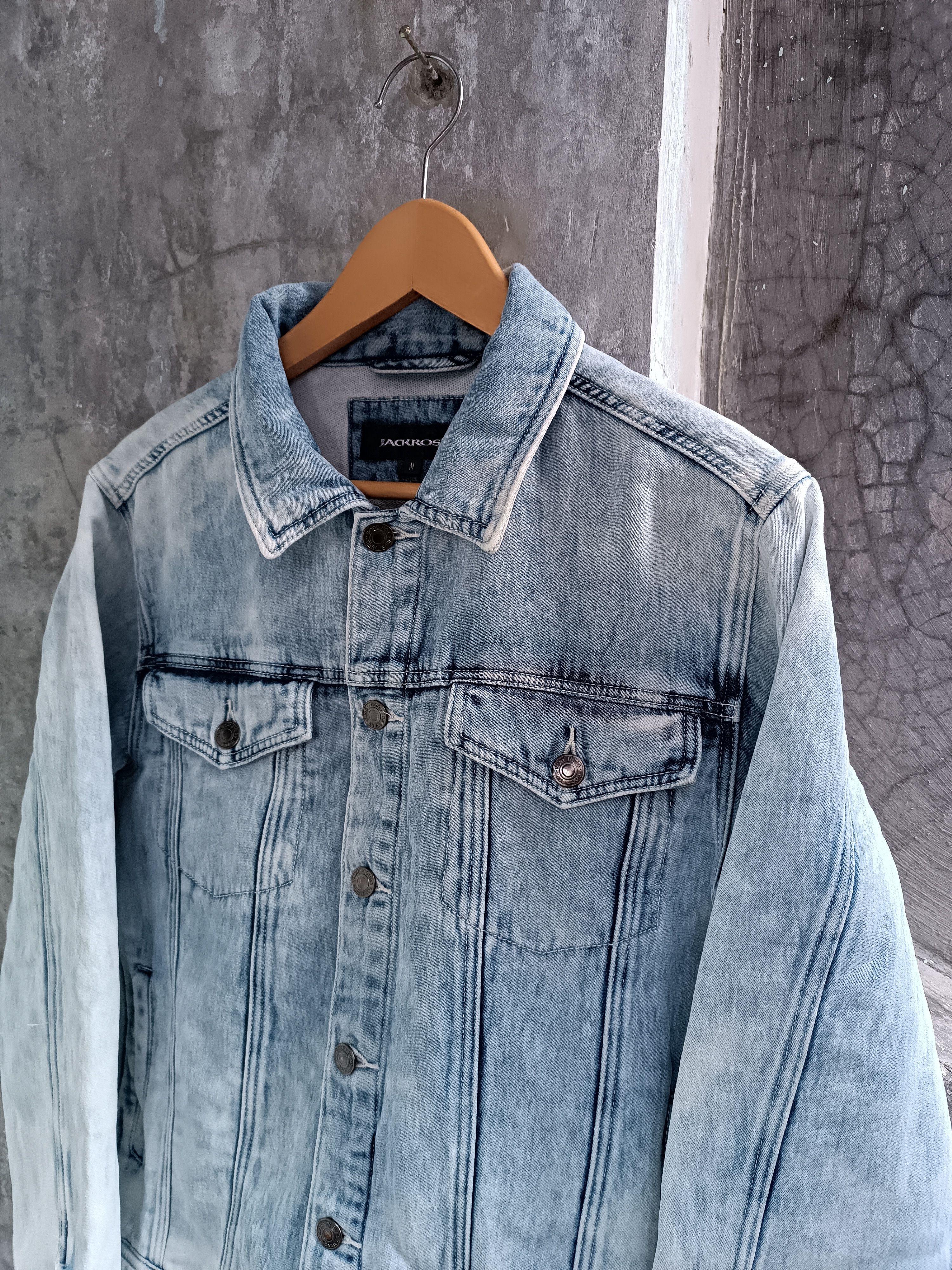 Japanese Brand × Vintage JACKROSE WASH DENIM JACKET Size US M / EU 48-50 / 2 - 4 Thumbnail