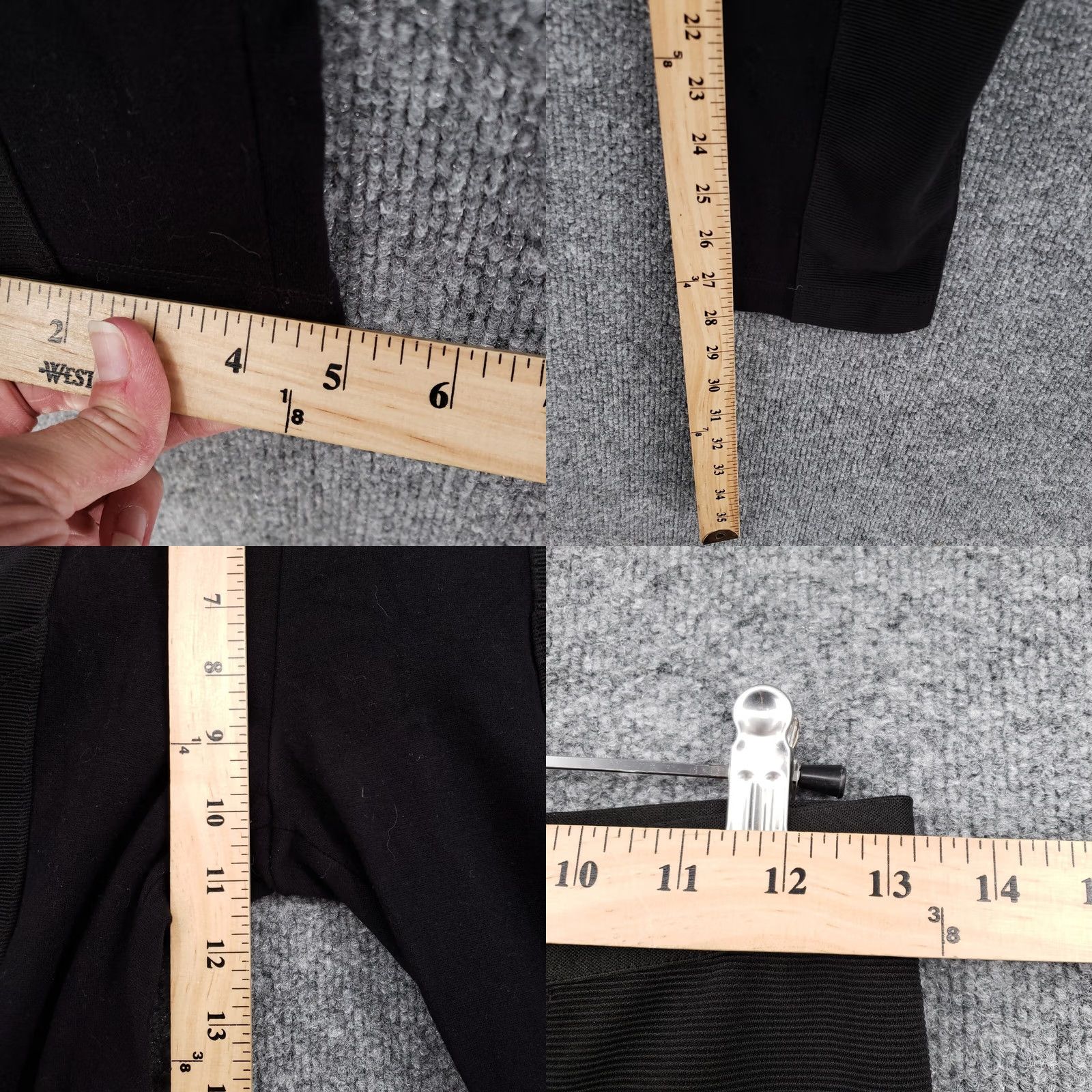 Bcbgmaxazria BCBGMAXAZRIA Pants Womens S Black Jegging Mid Rise Lined Pockets Pull On Casual Skinny 28in Inseam Classic American Style Mens? Size 28" / US 6 / IT 42 - 8 Thumbnail