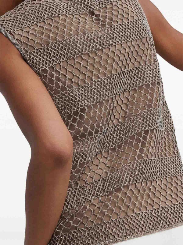 Brunello Cucinelli o1w1db10825 Top in Dark Grey Size S / US 4 / IT 40 - 4 Thumbnail