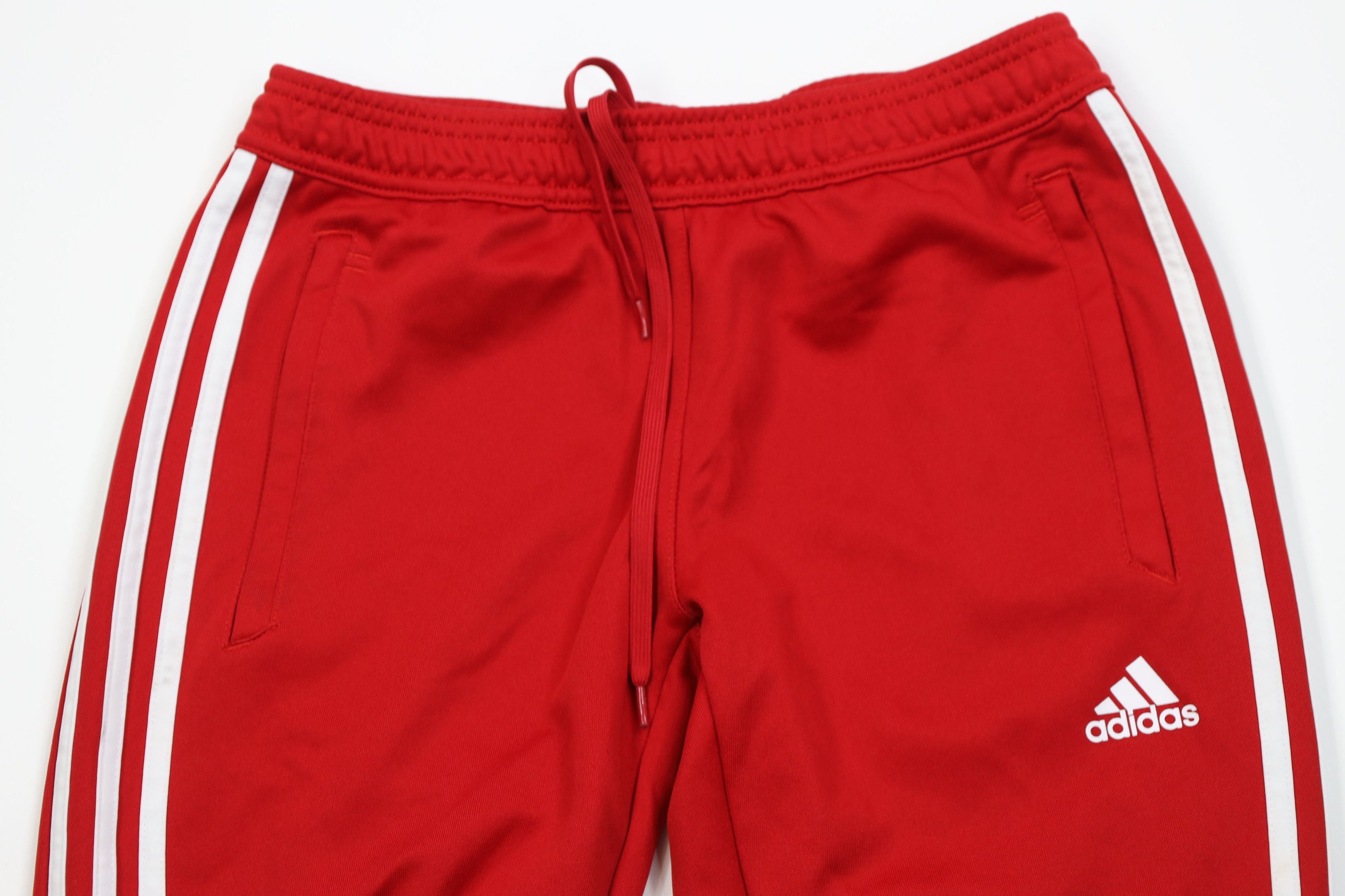 Adidas Vintage Y2K Adidas Tapered Leg Running Soccer Pants White Size US 32 / EU 48 - 2 Thumbnail