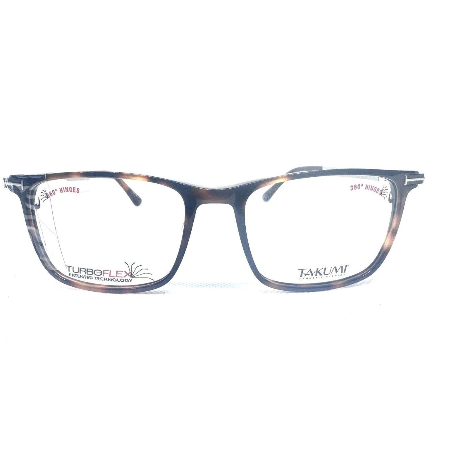 TAKUMI TURBOFLEX TK1205 10 TORTOISE 360 HINGES EYEGLASSES