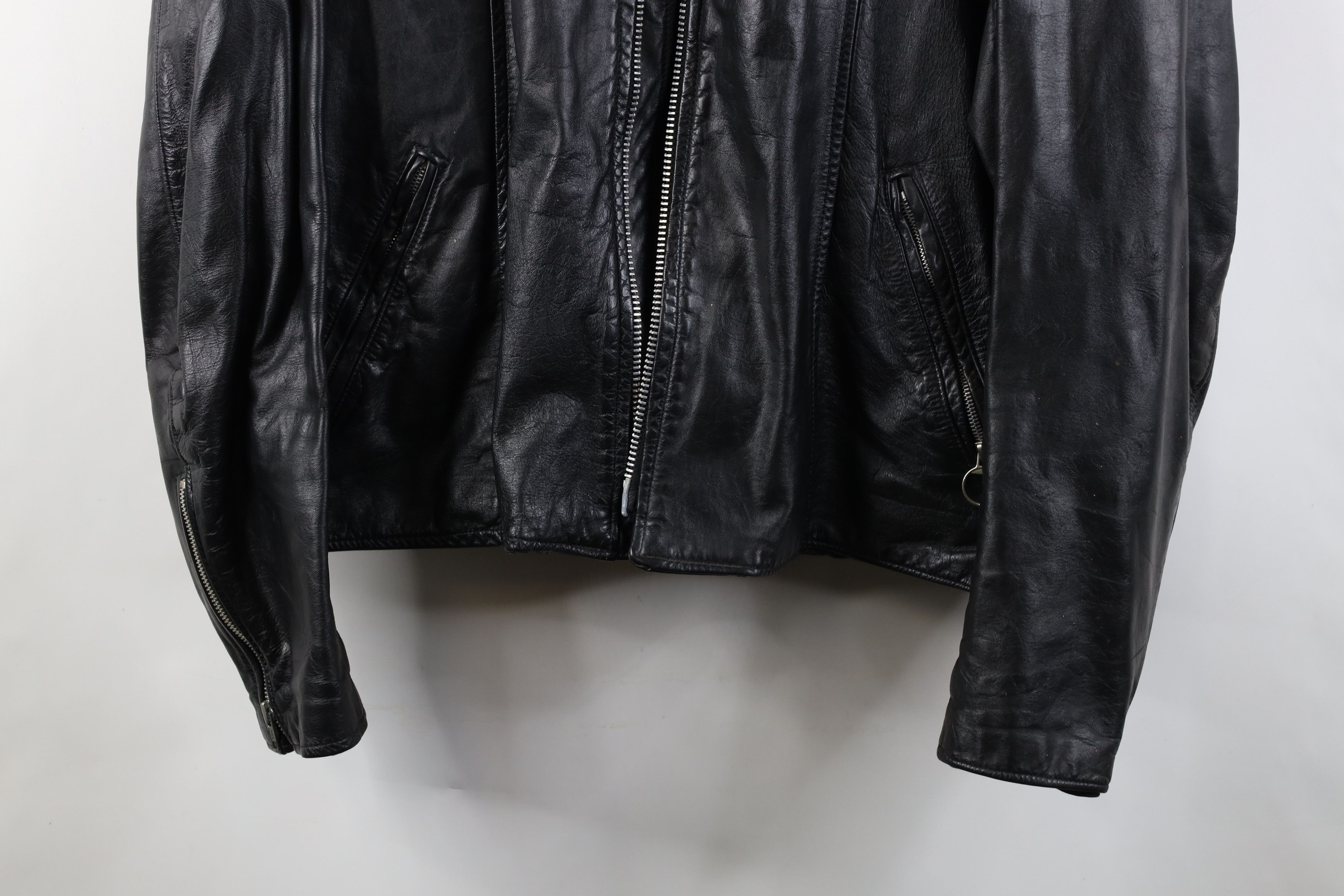Vintage AS IS Vintage 60s 70s Brooks Cafe Racer Bomber Jacket USA Size US XXL / EU 58 / 5 - 3 Thumbnail