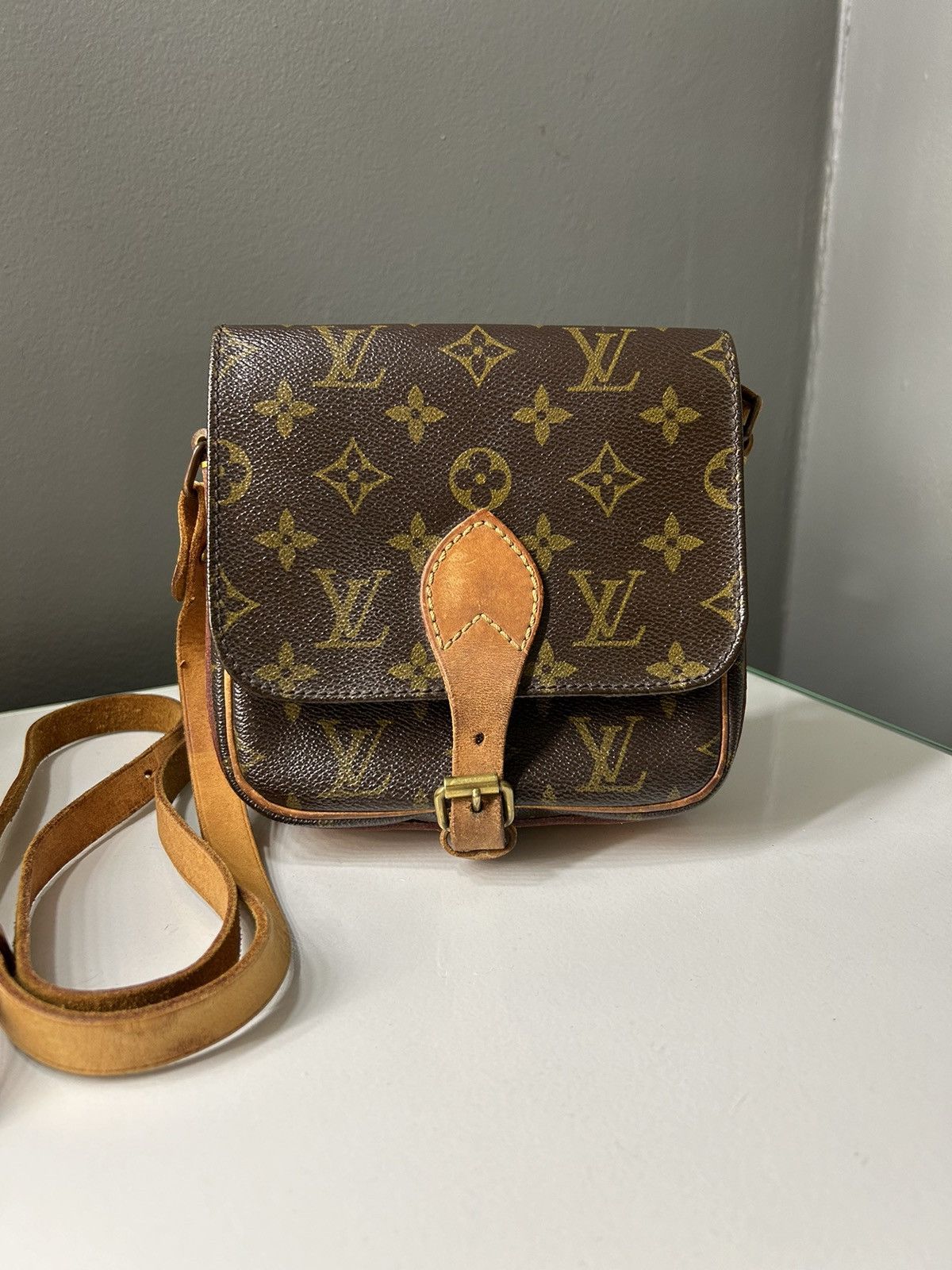 Louis Vuitton Louis Vuitton Monogram Mini Cartouchiere PM Crossbody 874 SL Size ONE SIZE - 1 Thumbnail